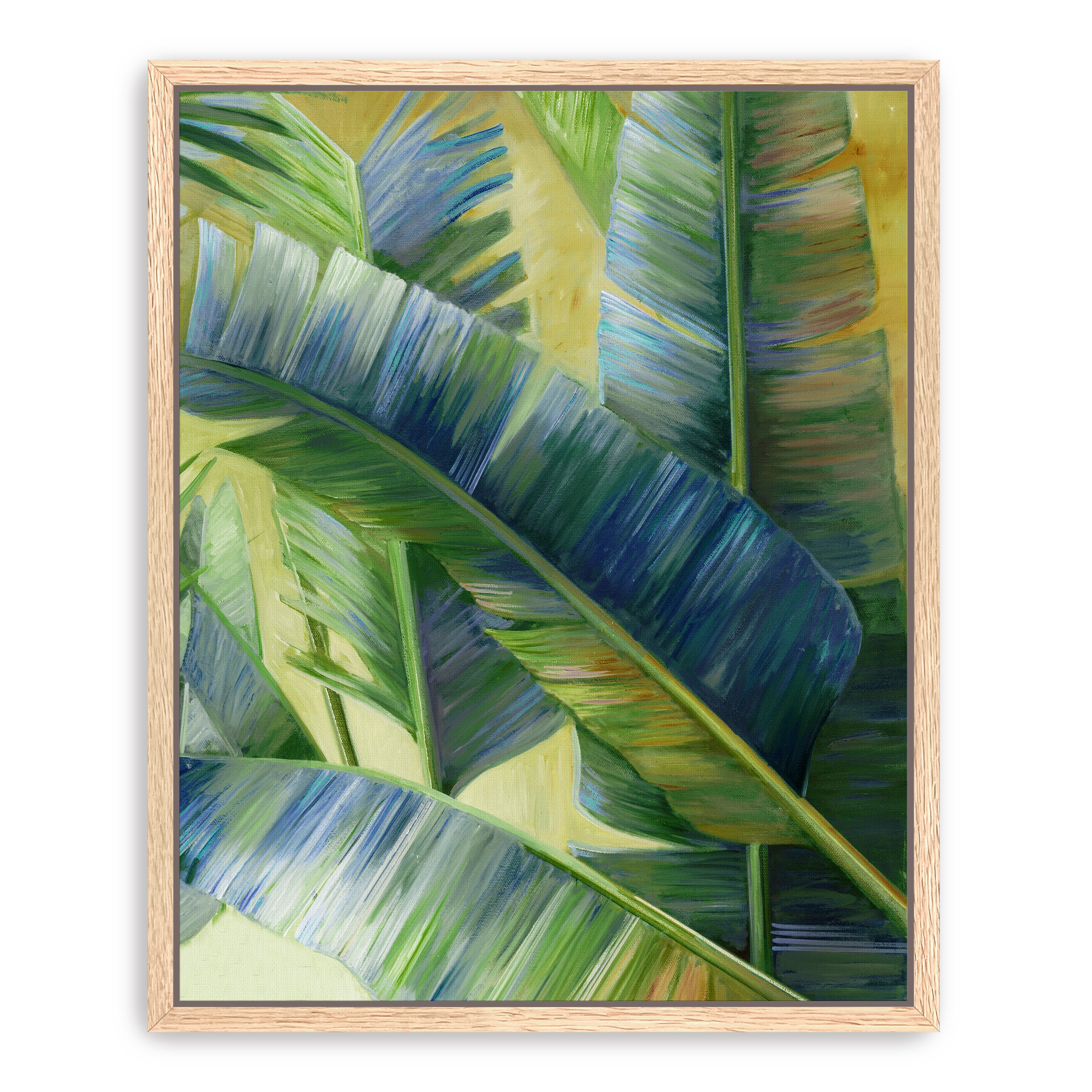 Blue Tropic Canvas Giclee