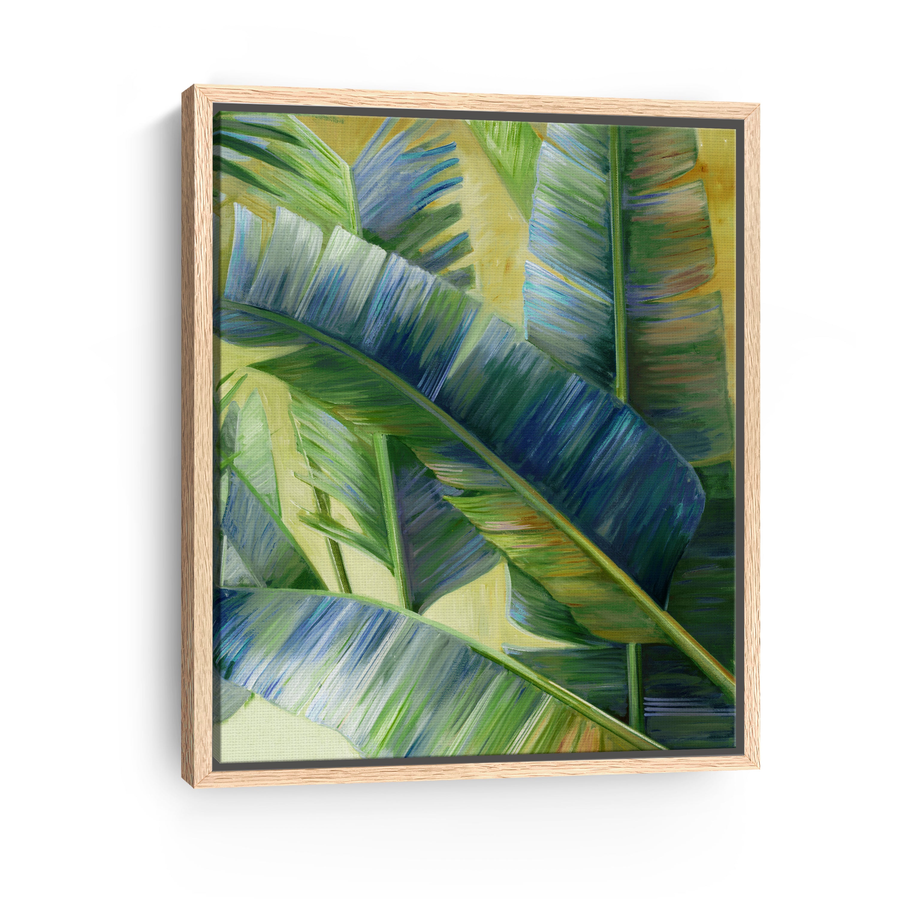 Blue Tropic Canvas Giclee