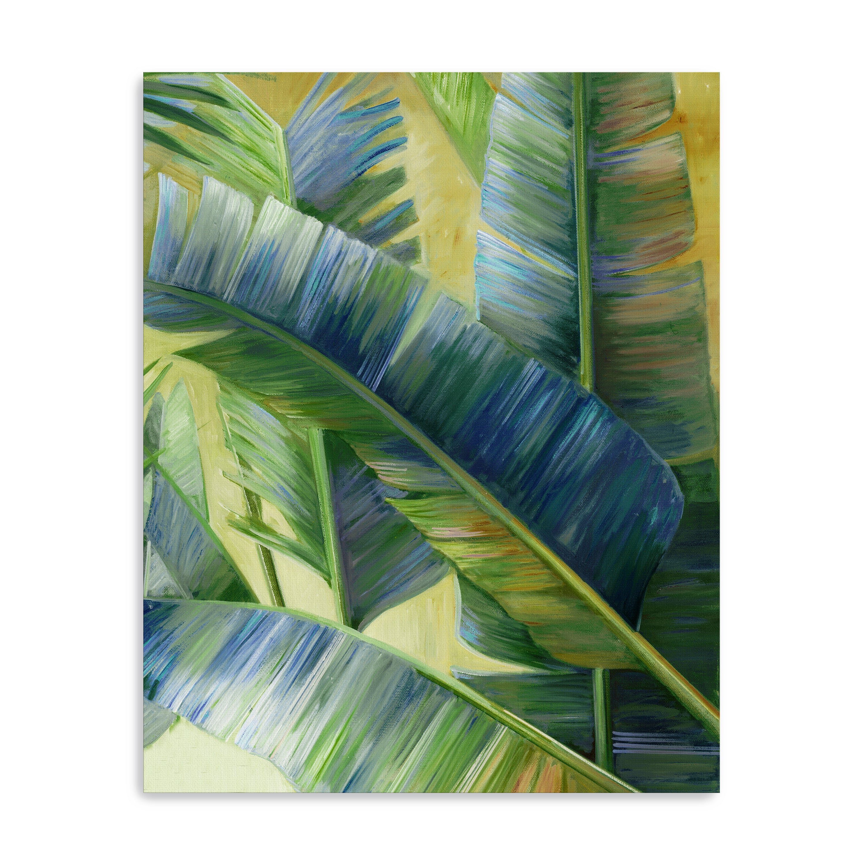 Blue Tropic Canvas Giclee