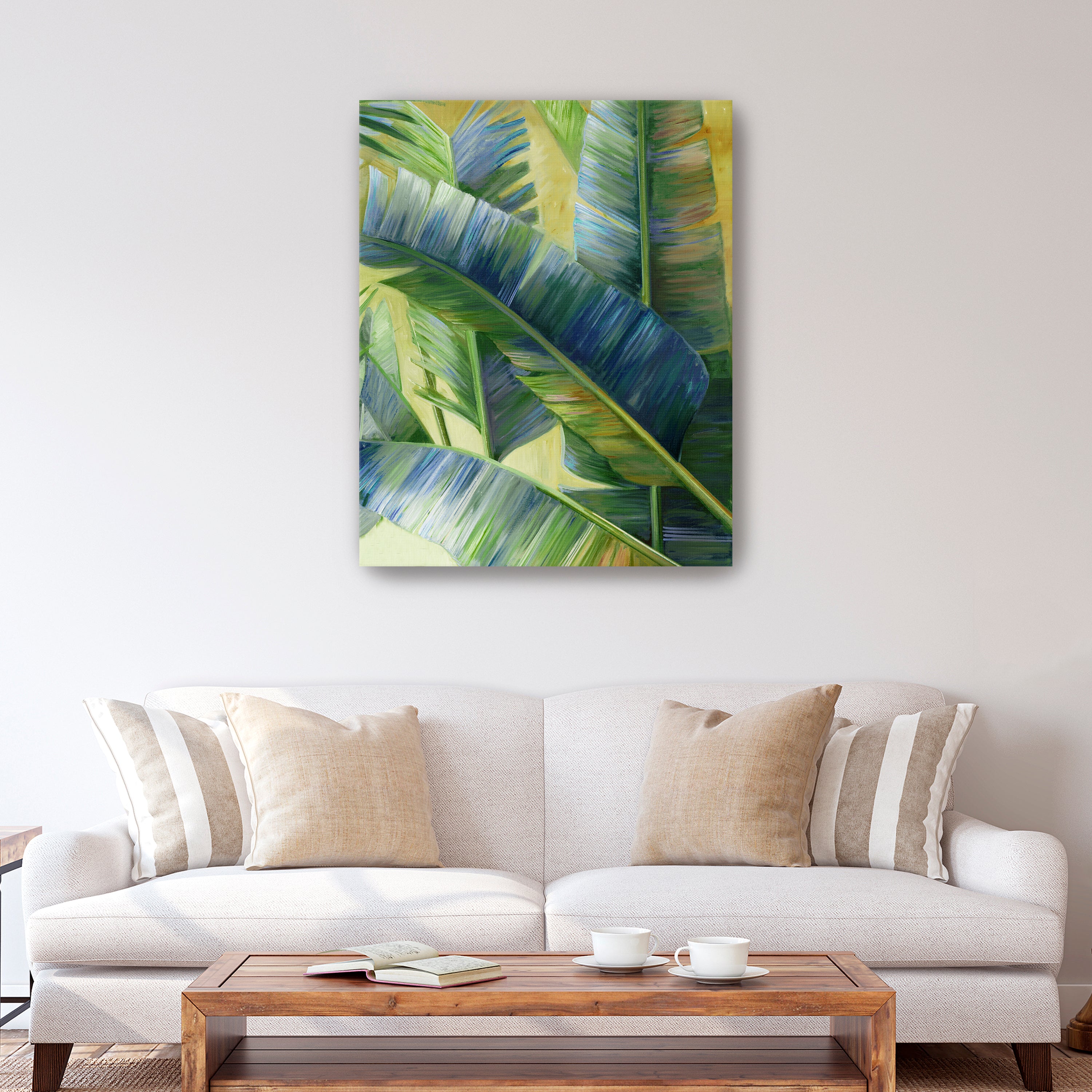 Blue Tropic Canvas Giclee