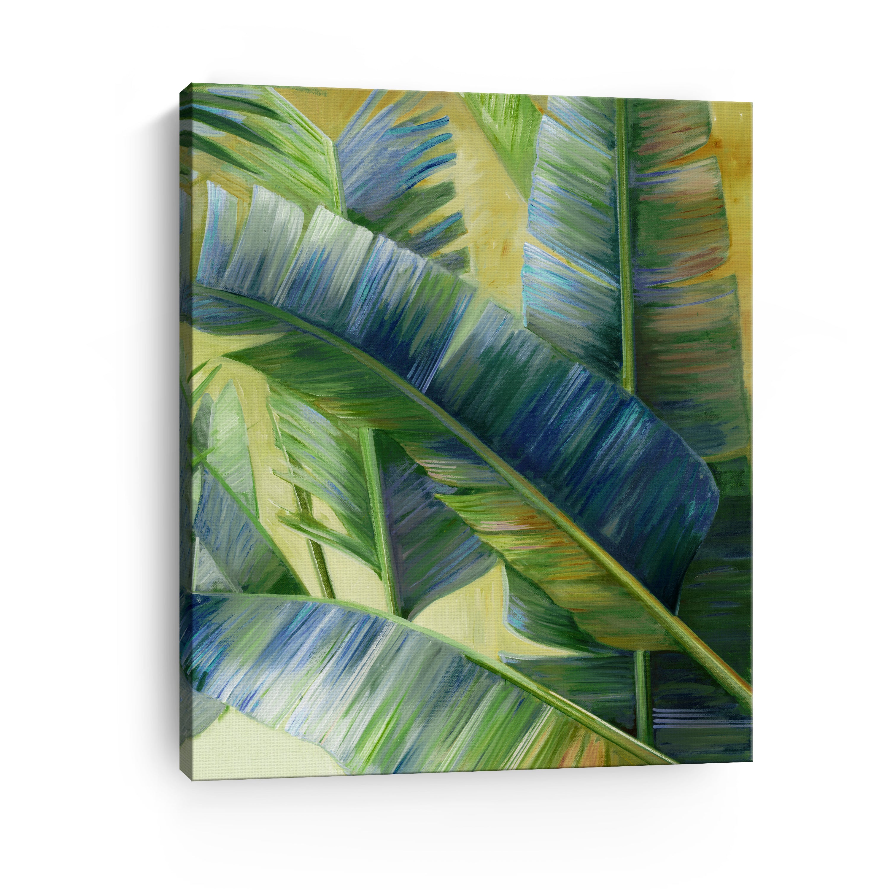Blue Tropic Canvas Giclee