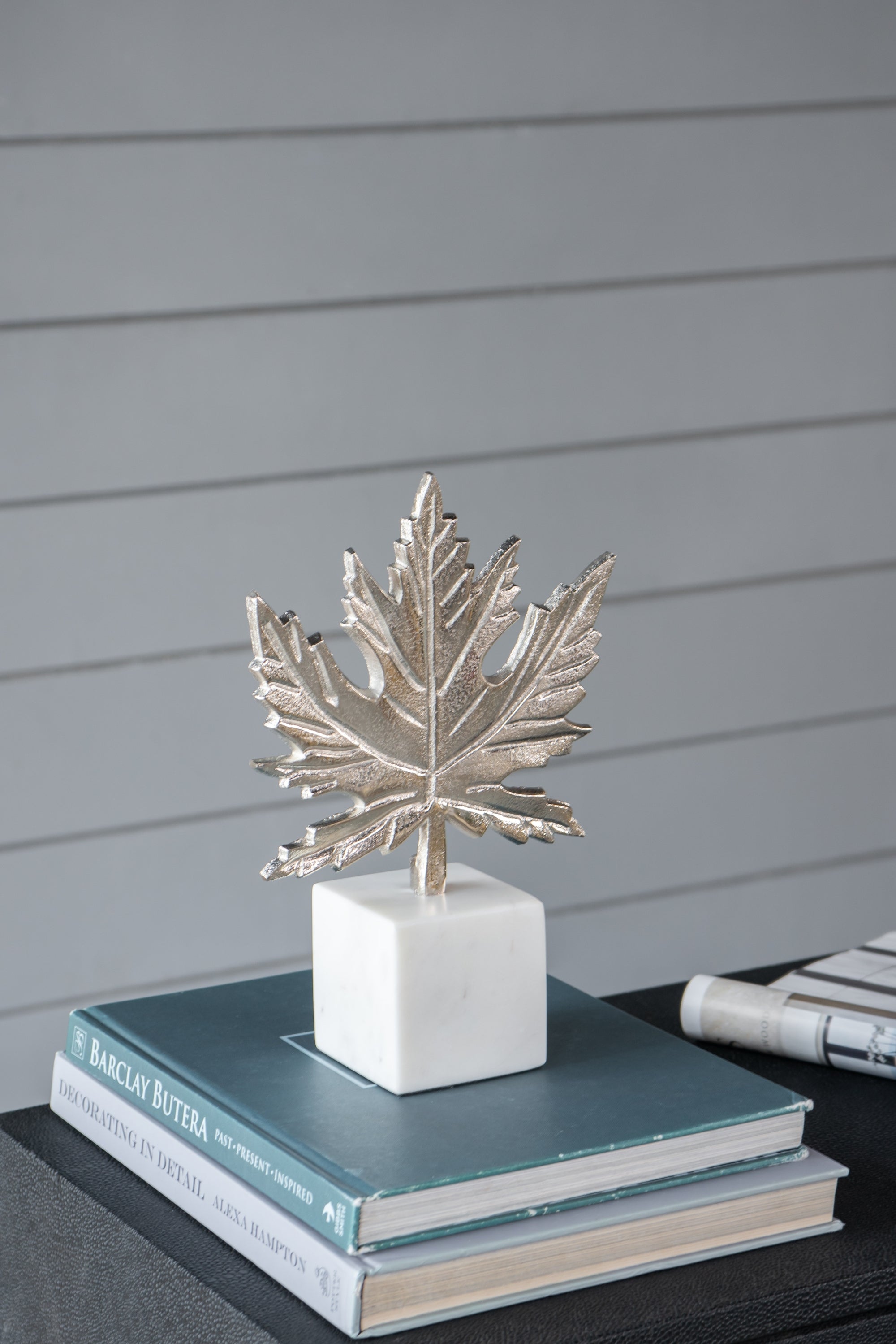 Aluminum Leaf On Marble Base