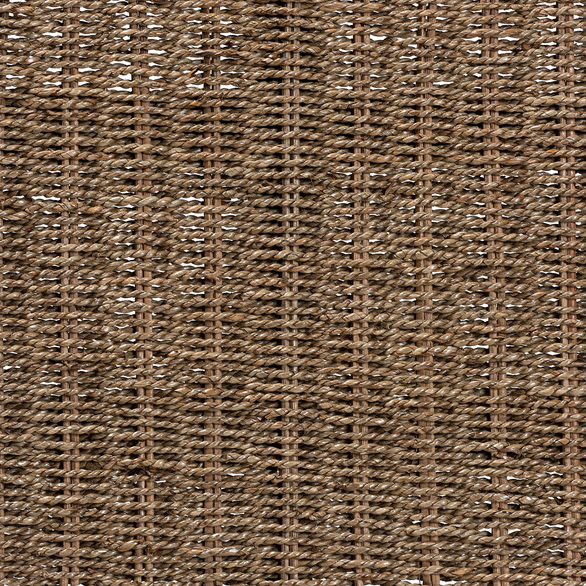 Apollo Seagrass and Mahogany Wood Bench