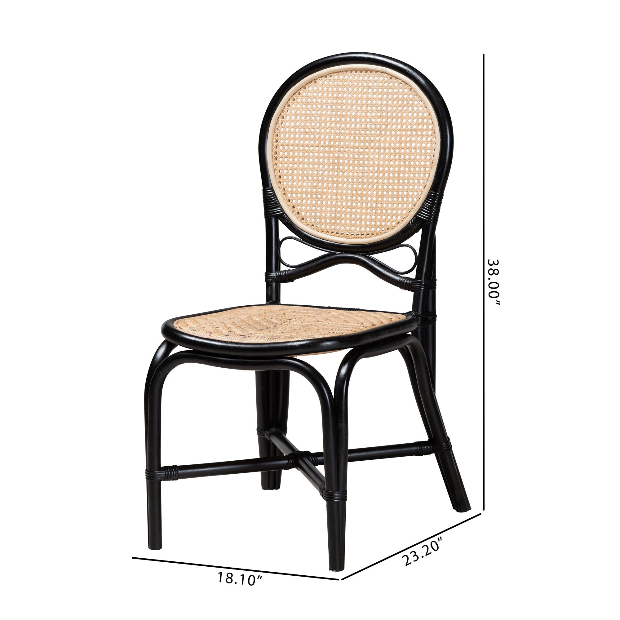 Marcel Rattan Dining Chair