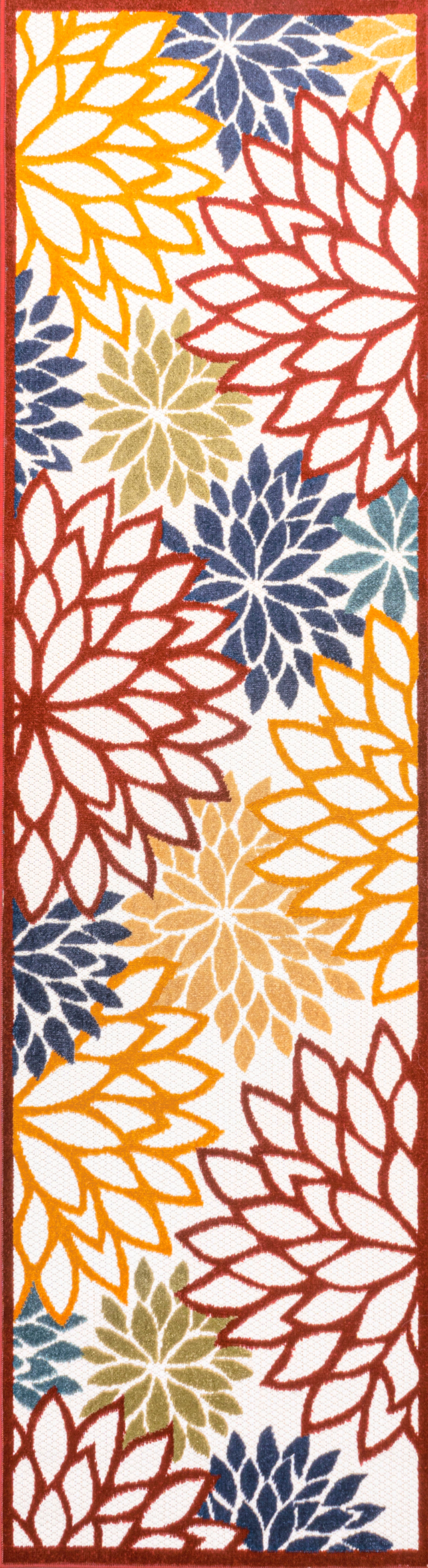 Minori Floral High-Low Indoor/Outdoor Area Rug