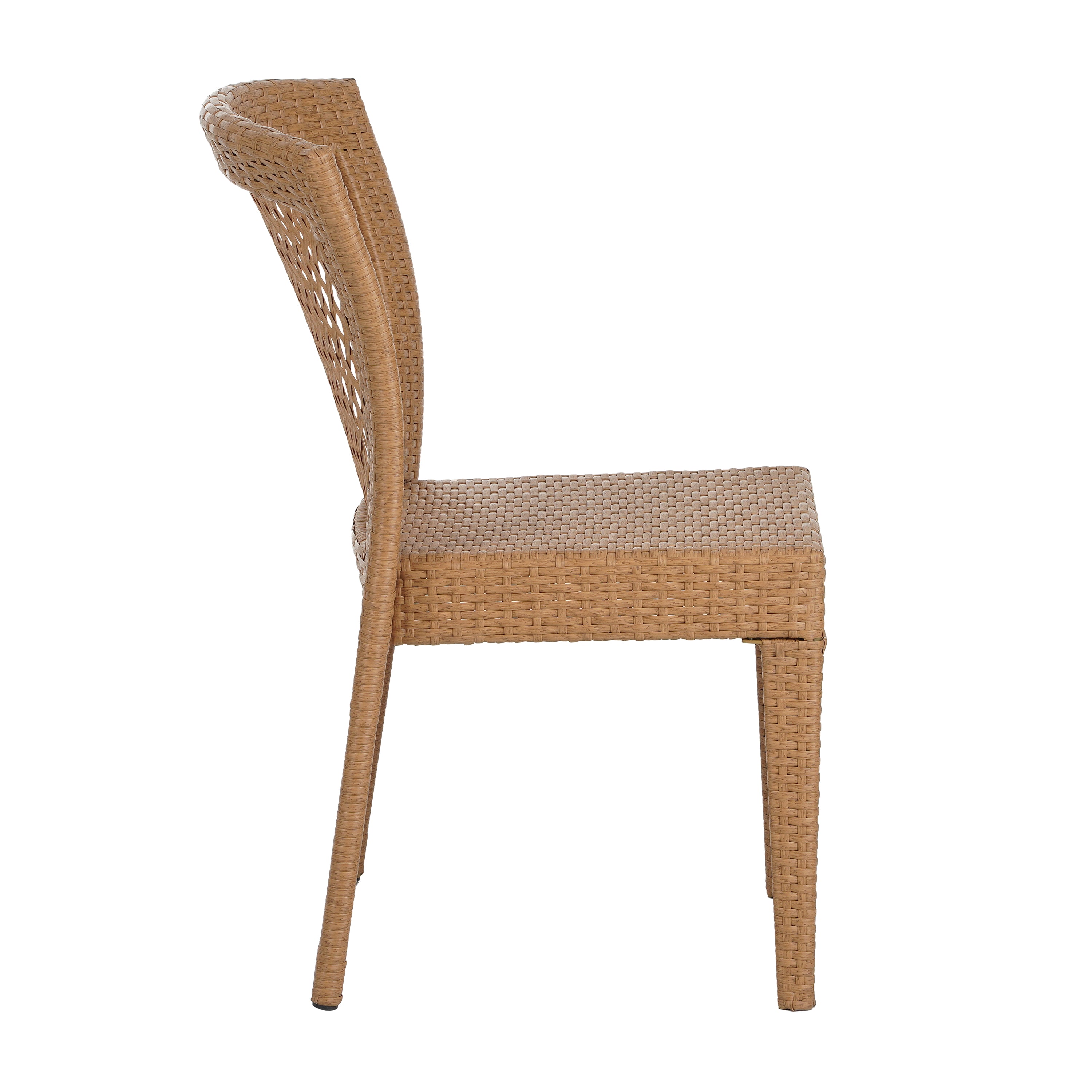 Farley Stacking Outdoor Dining Chairs, Set of 2