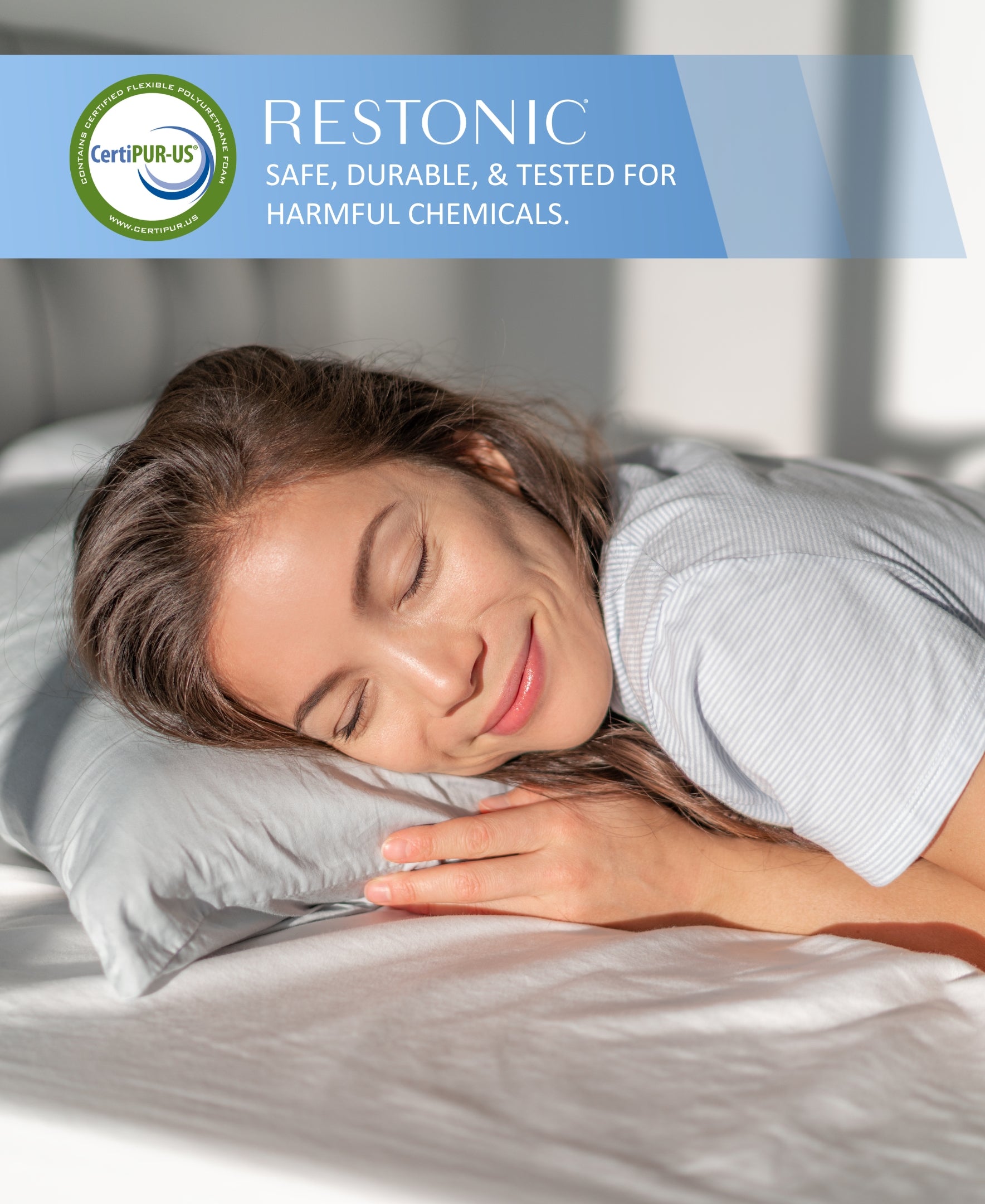 Restonic ComfortCare Hybrid Restful Nights Euro Top Plush Mattress