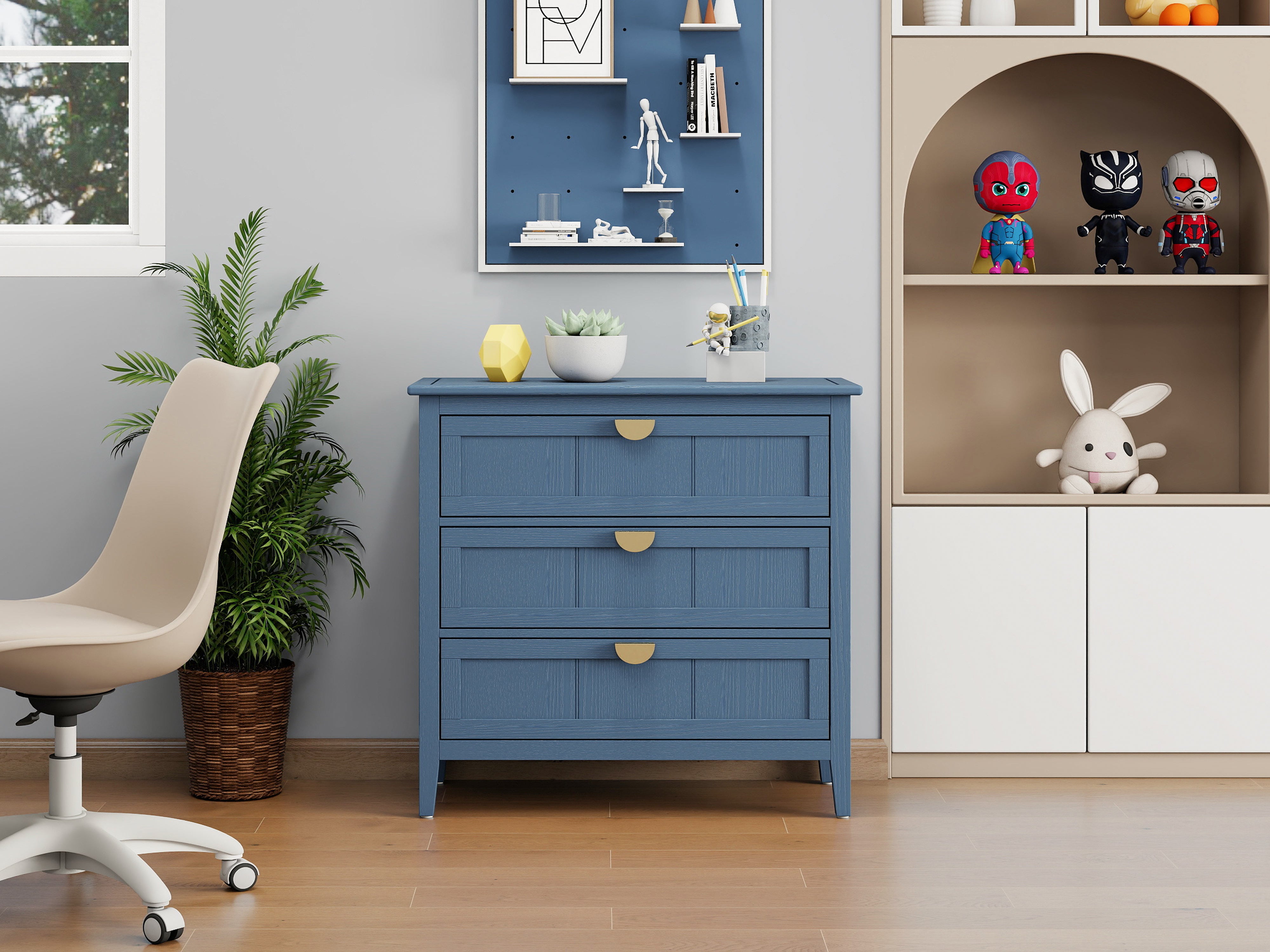 3-Drawer Chest