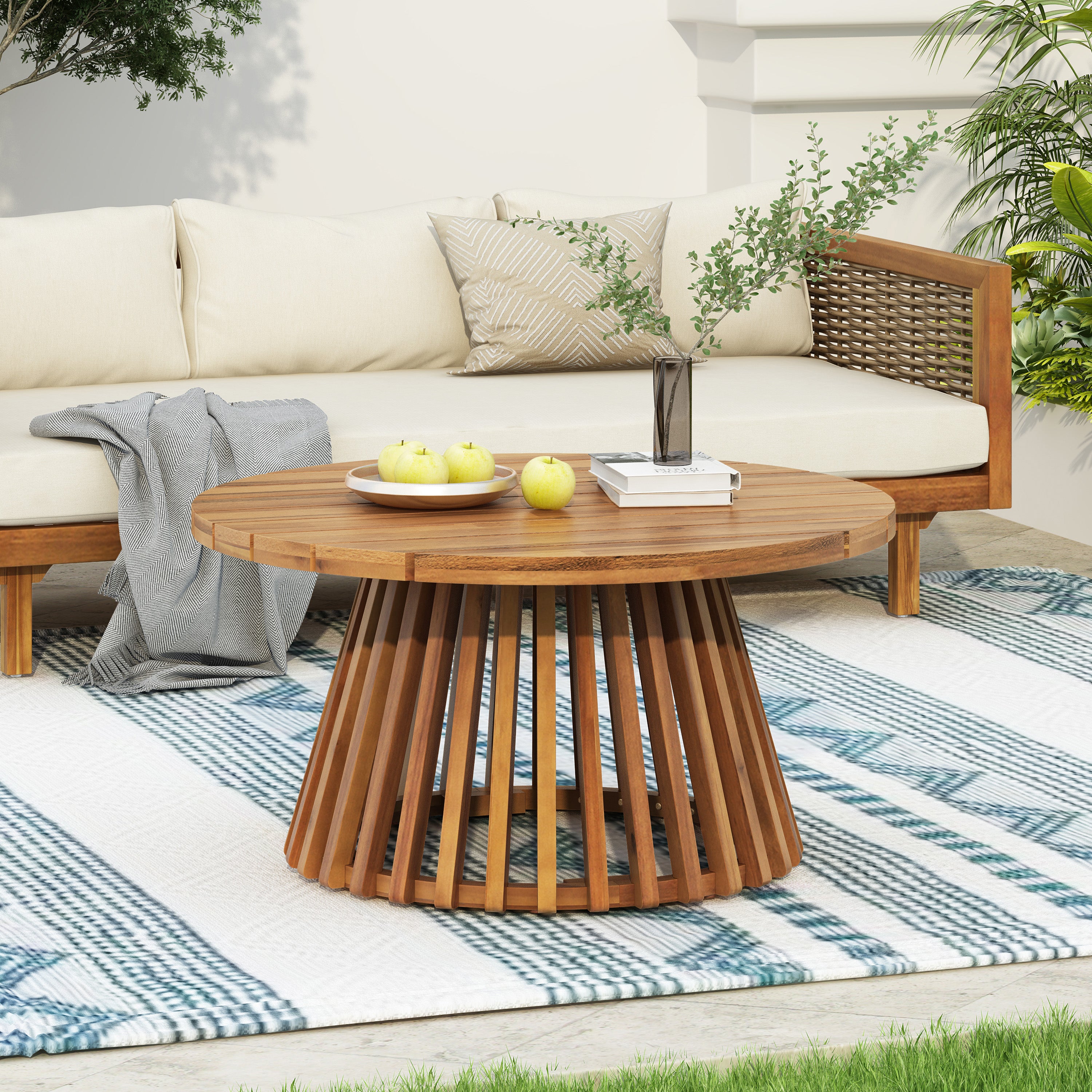 Tidewell Outdoor Acacia Wood Coffee Table – Pier 1