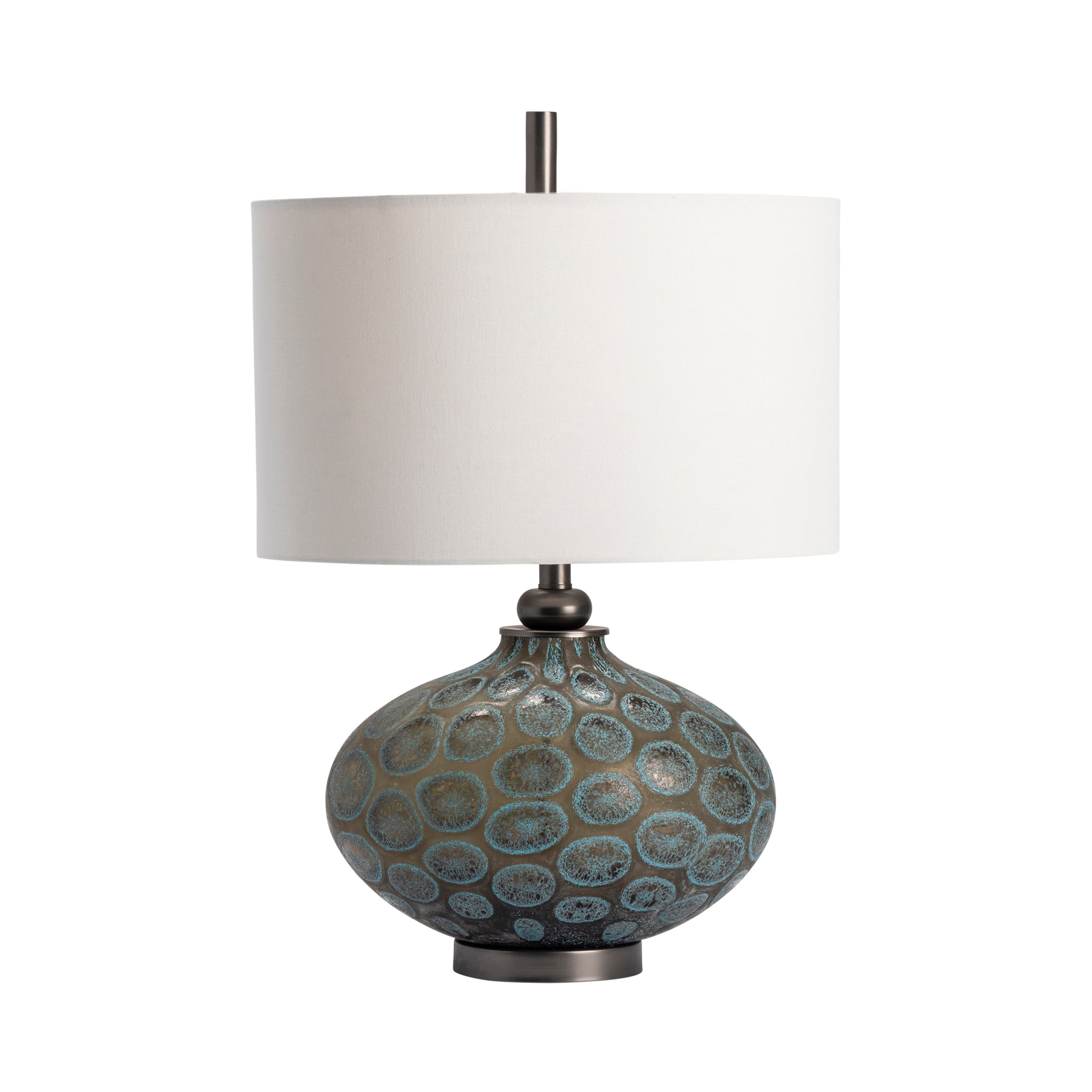 Glass Table Lamp with Night Light