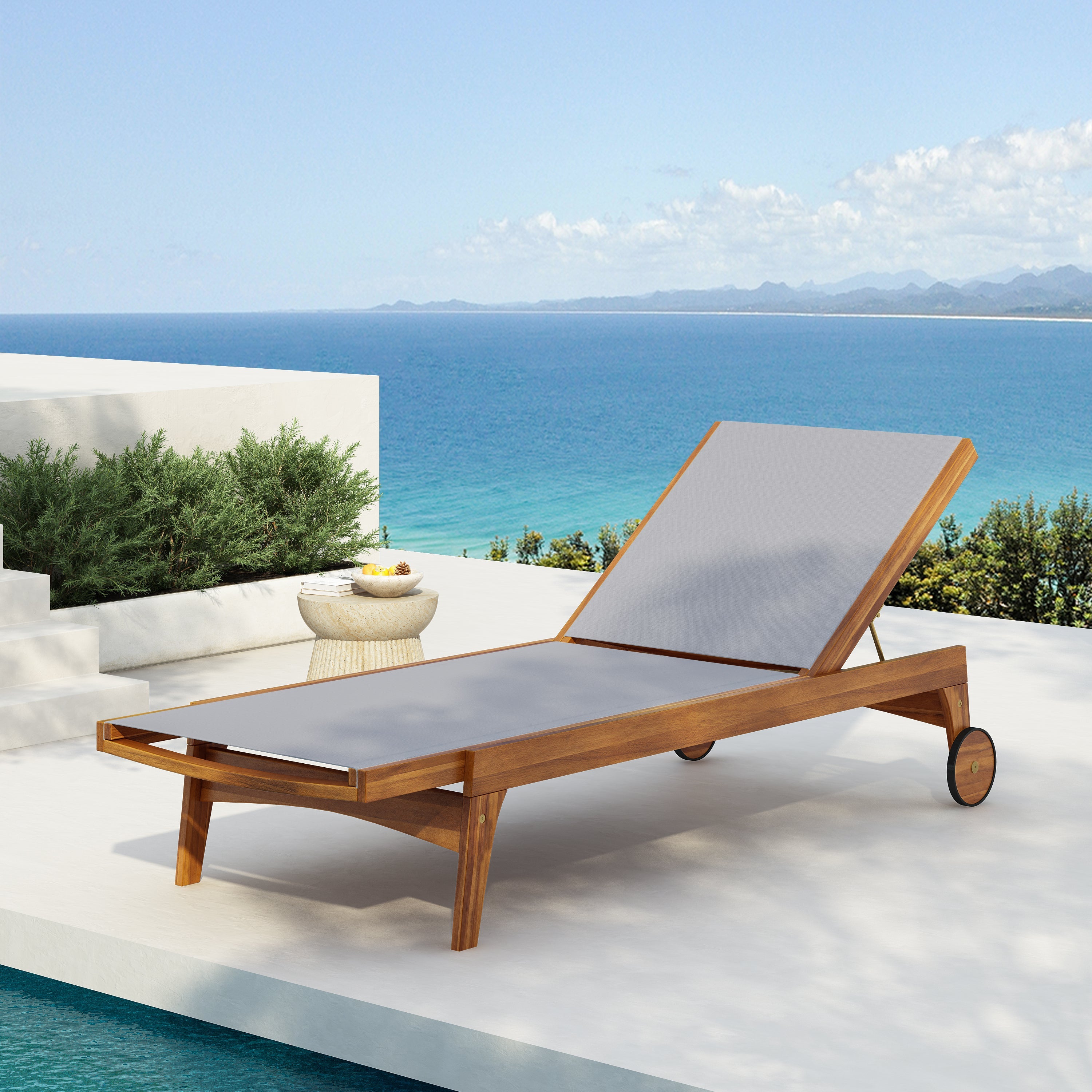Sierra Coast Outdoor Chaise Lounge