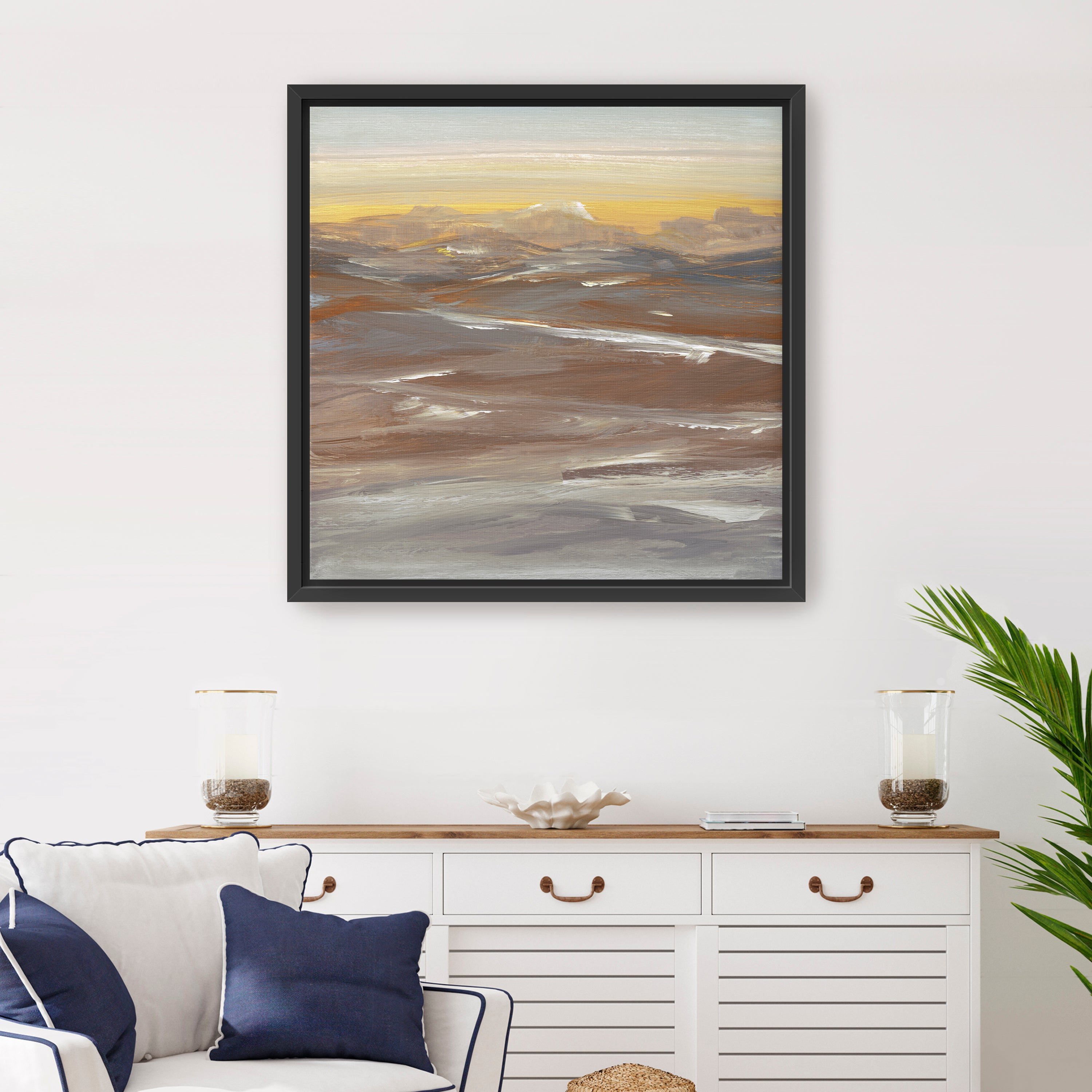 Desert Sundown Canvas Giclee