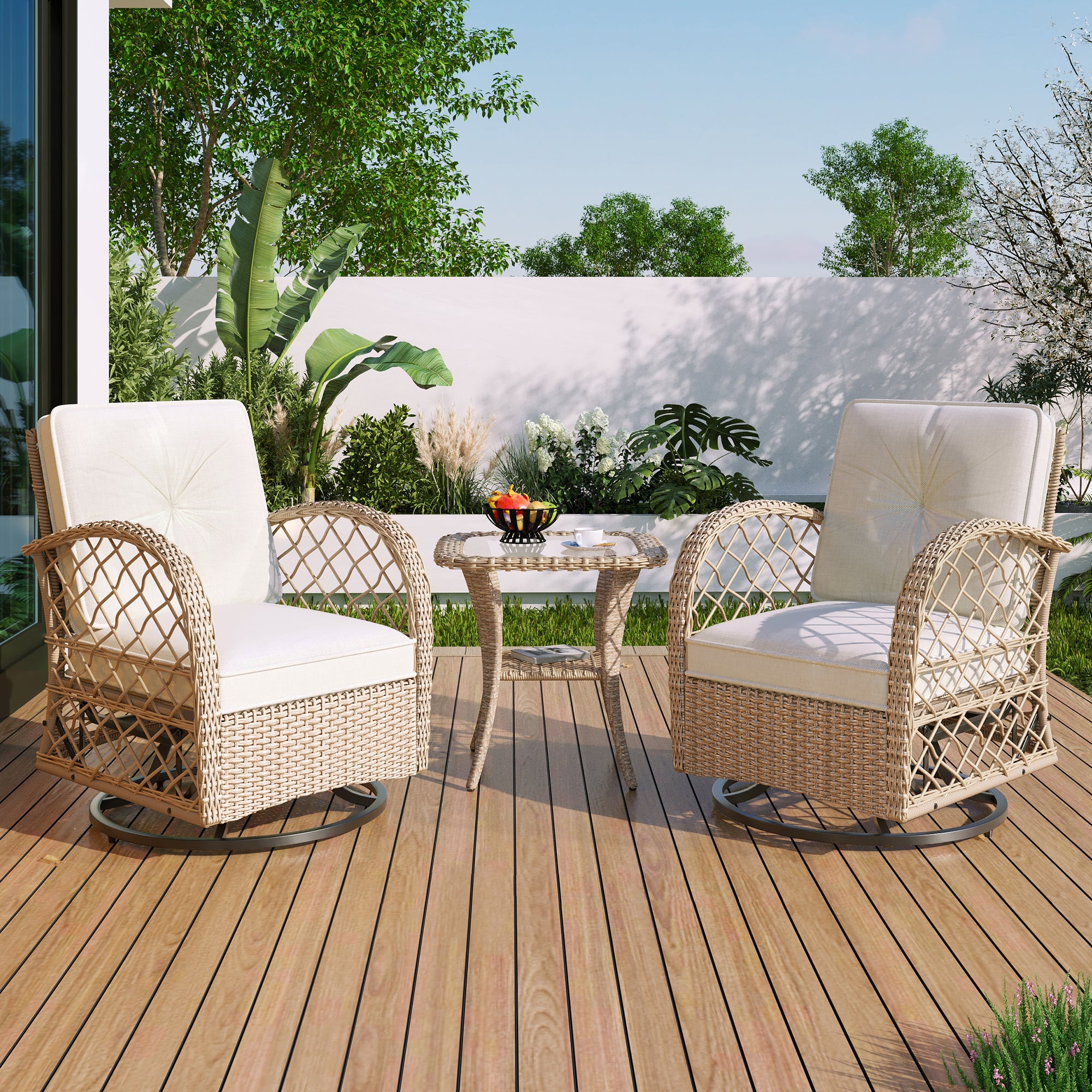 3-Piece Outdoor Chat Set