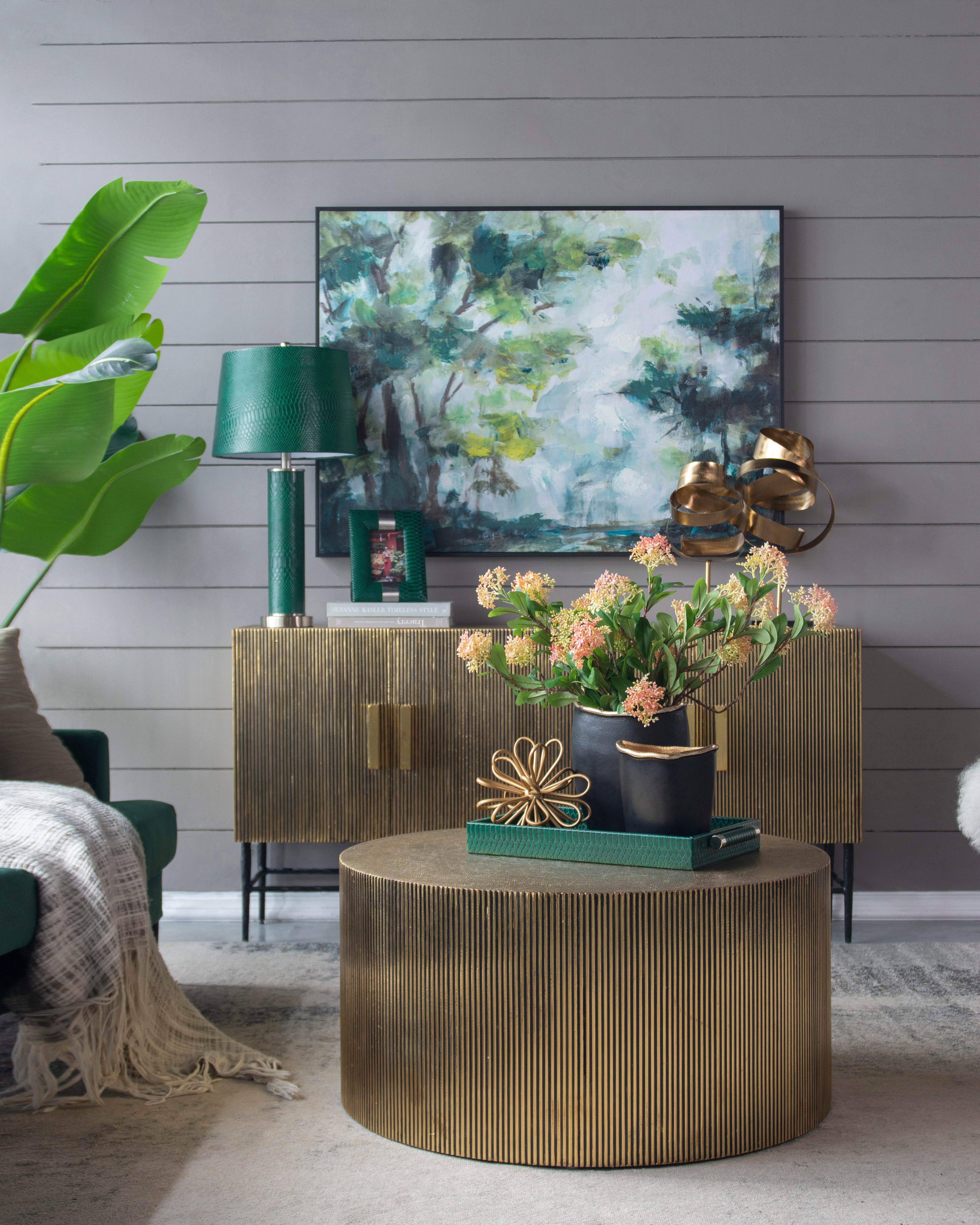 Leather Table Lamp