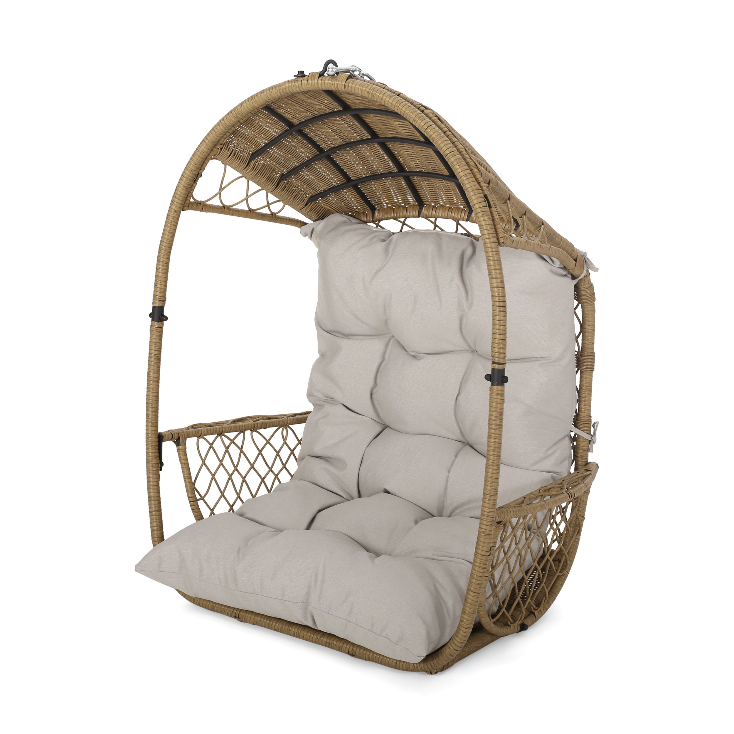 Pier 1 Malia Wicker Swingasan Hanging Chair - Thumbnail 3