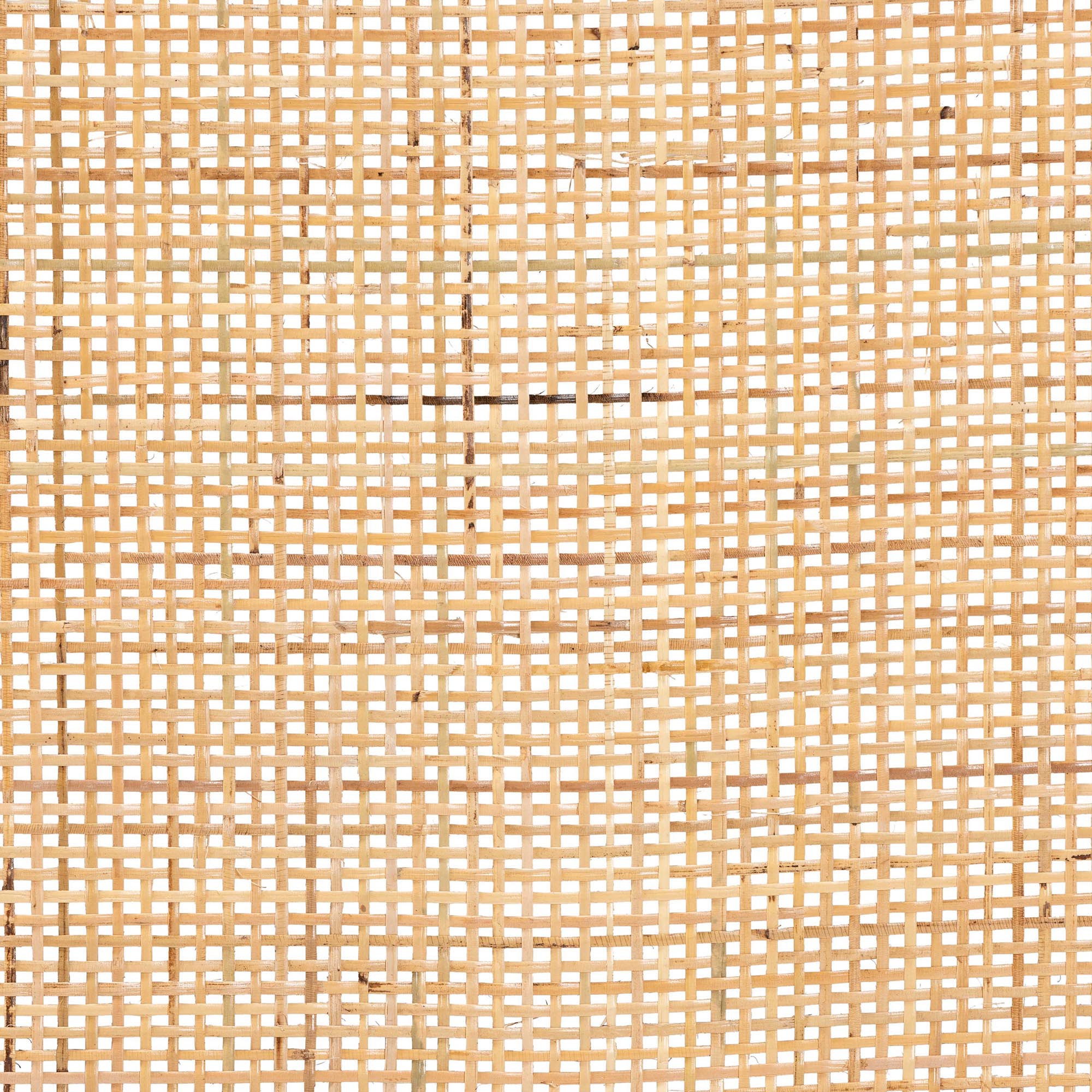 Modern Bohemian Natural Brown Rattan Queen Size Standalone Headboard