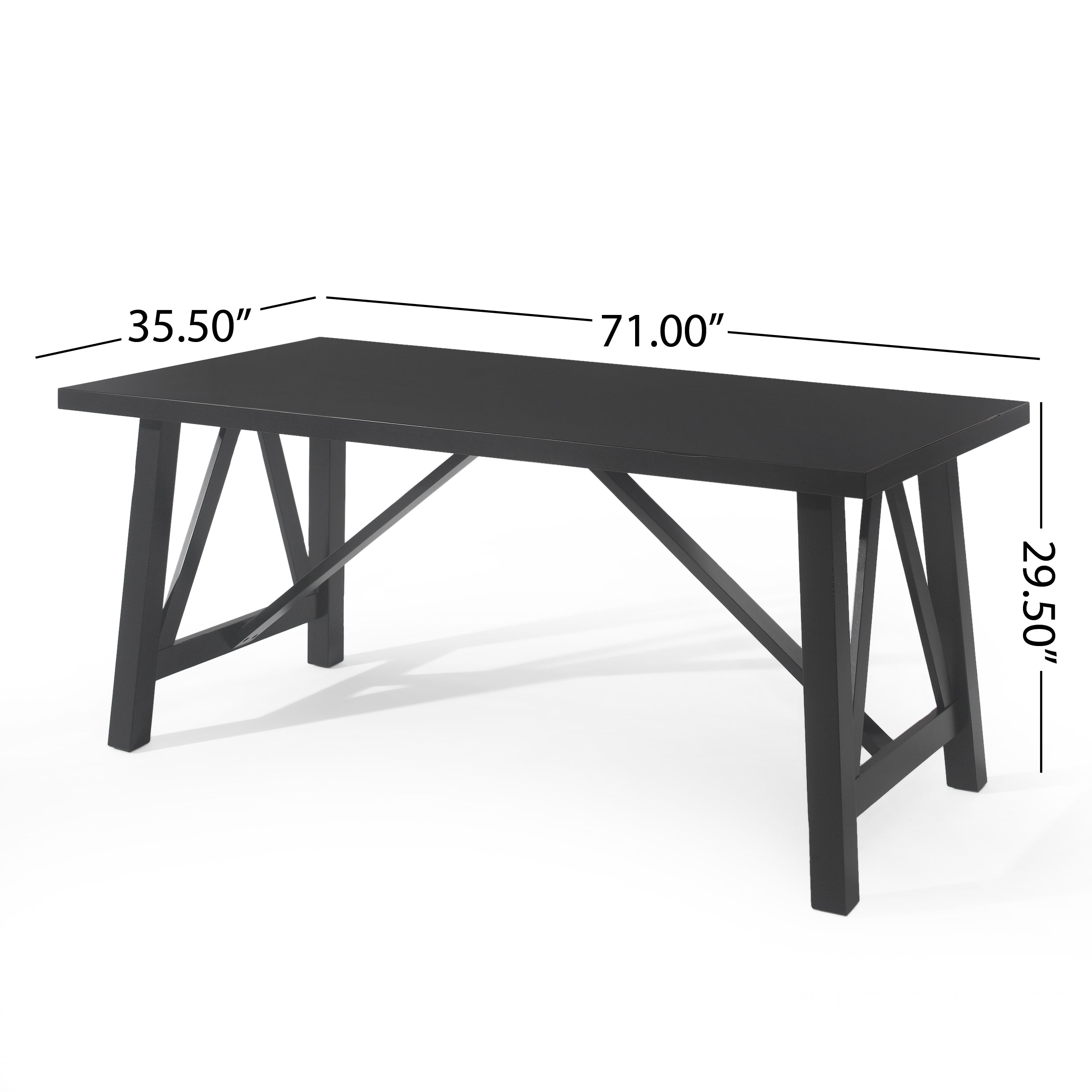 Meadowlark Farmhouse Style Rectangular Dining Table