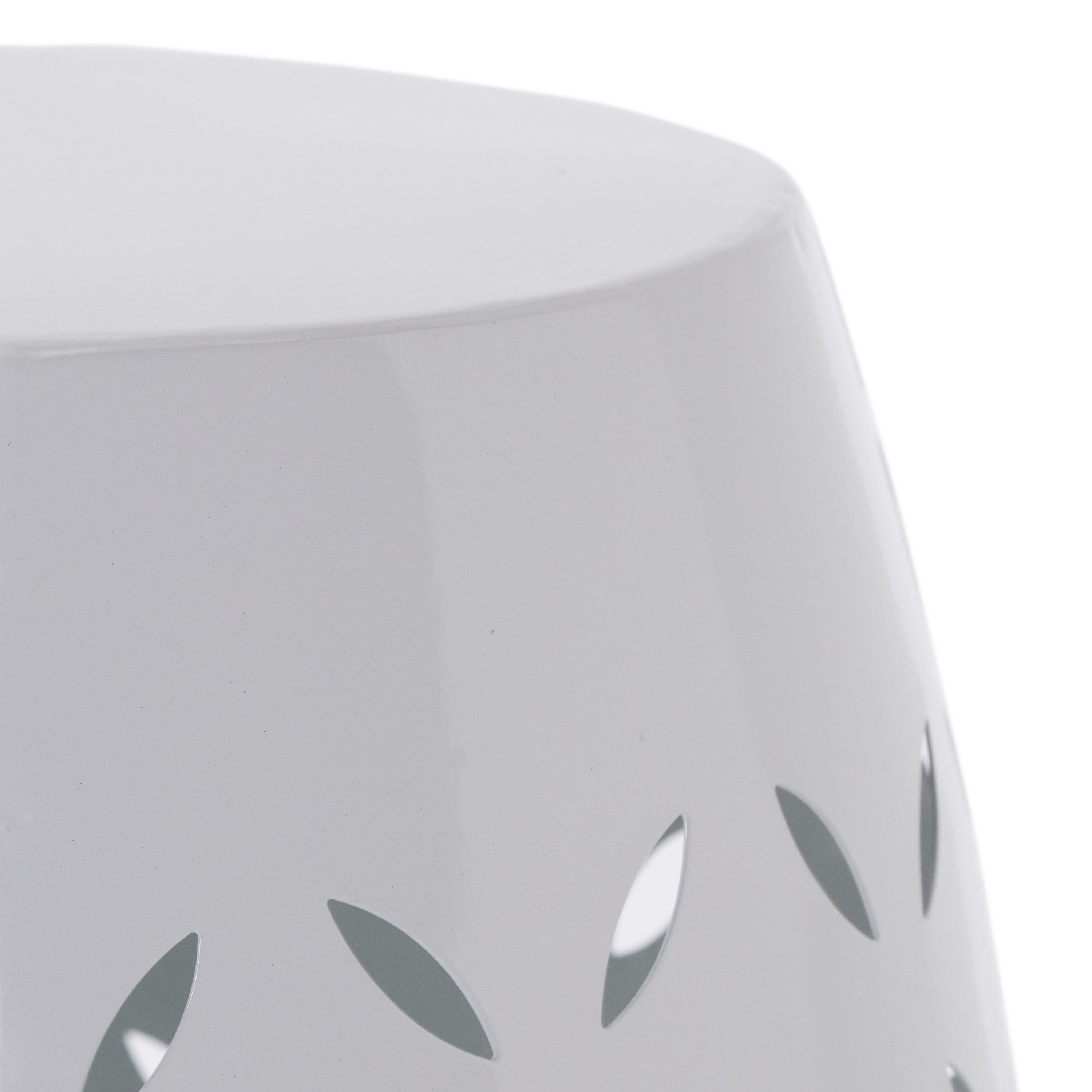 Lilac Outdoor Metal Cutout Accent Table