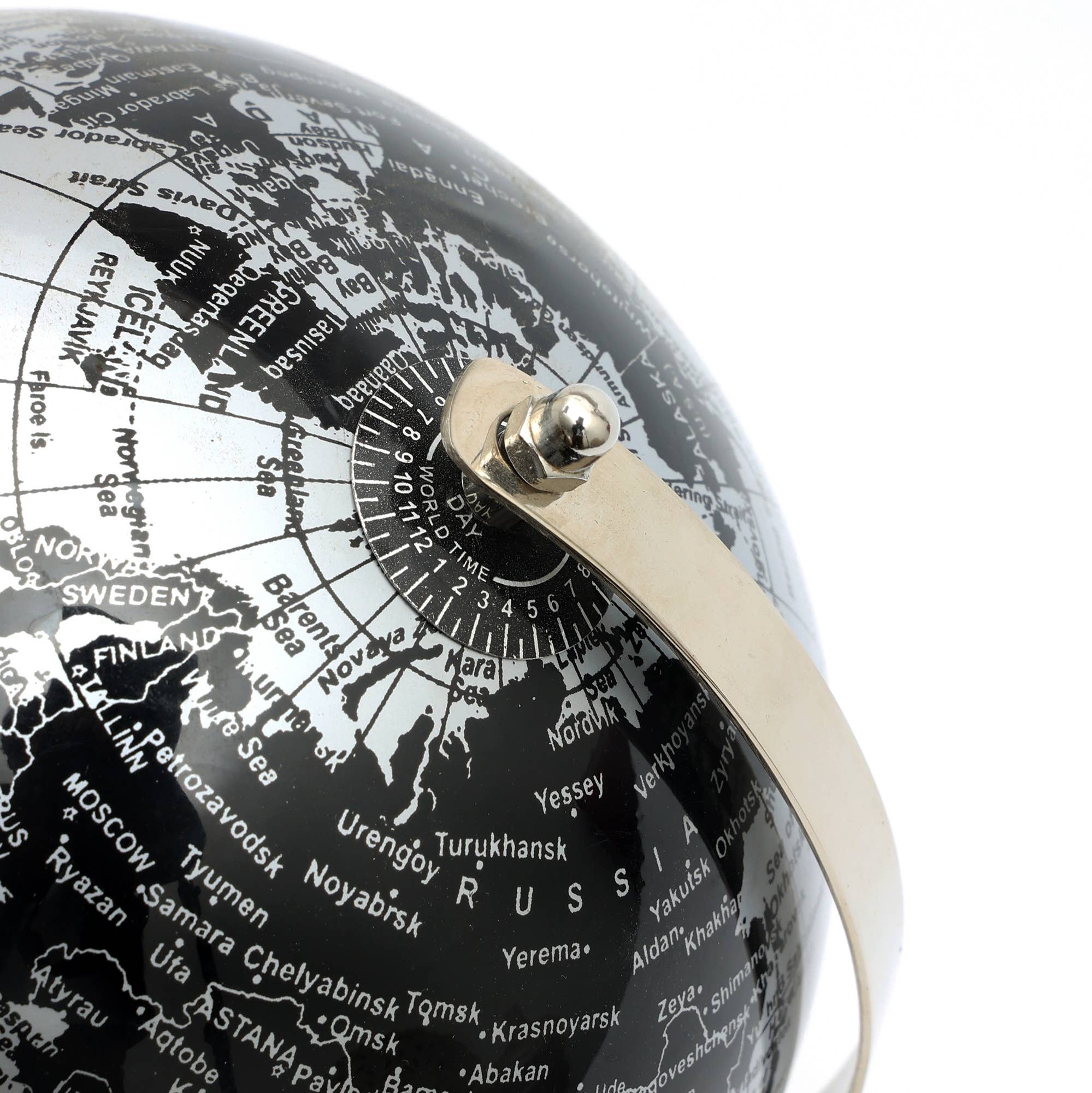 Tabletop Aluminum Electroplated Globe