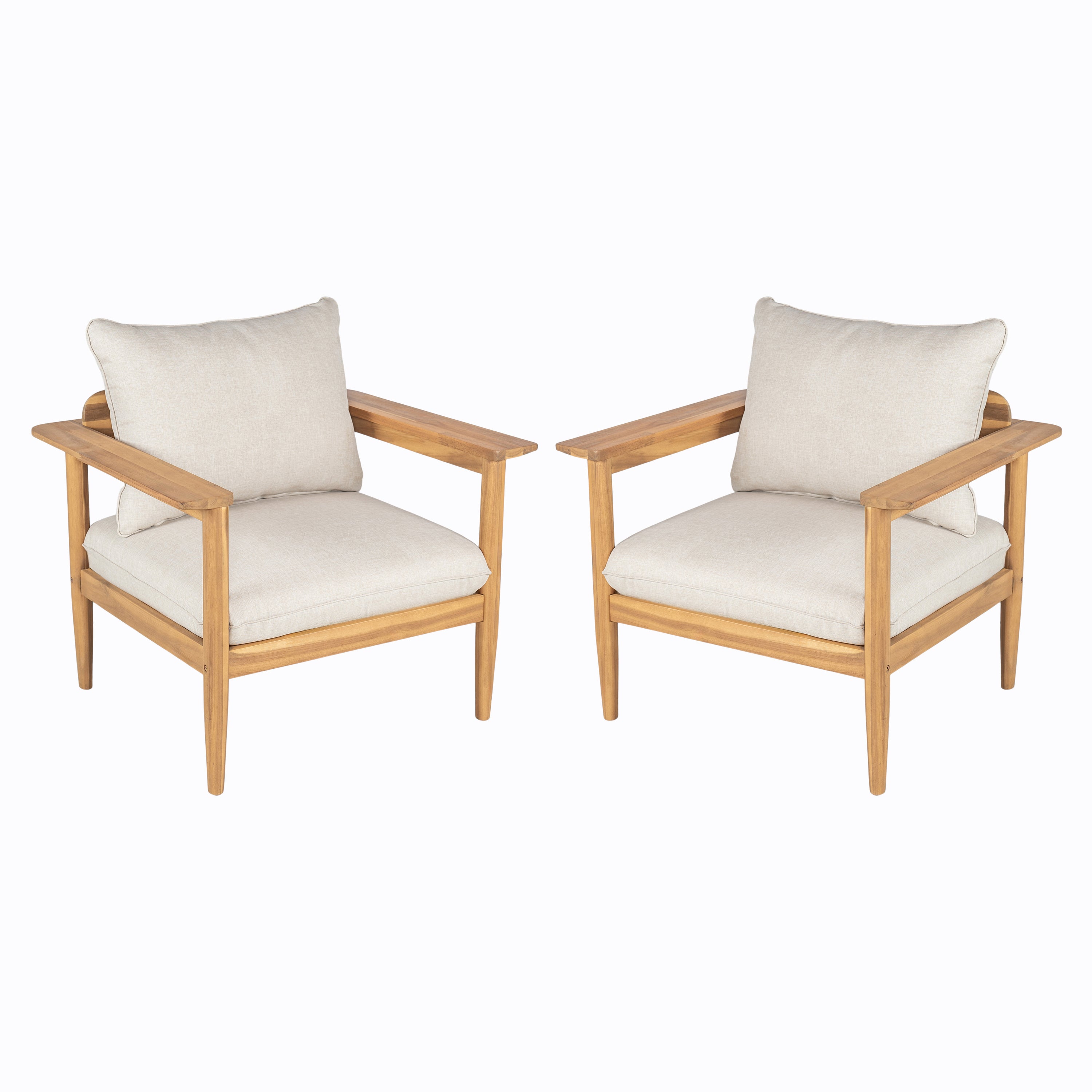 Terassi Outdoor Acacia Wood Lounge Chair