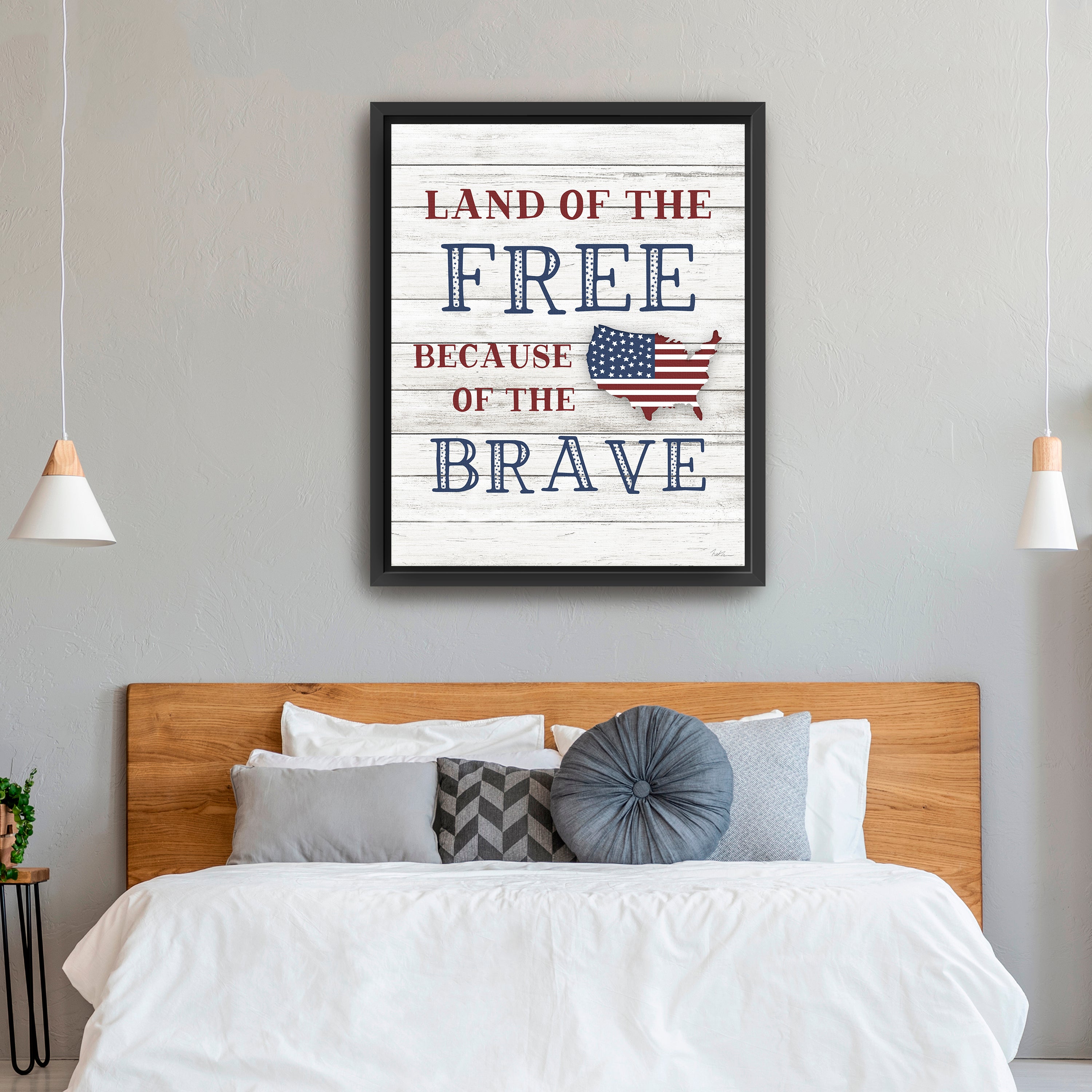 Land of the Free Canvas Giclee