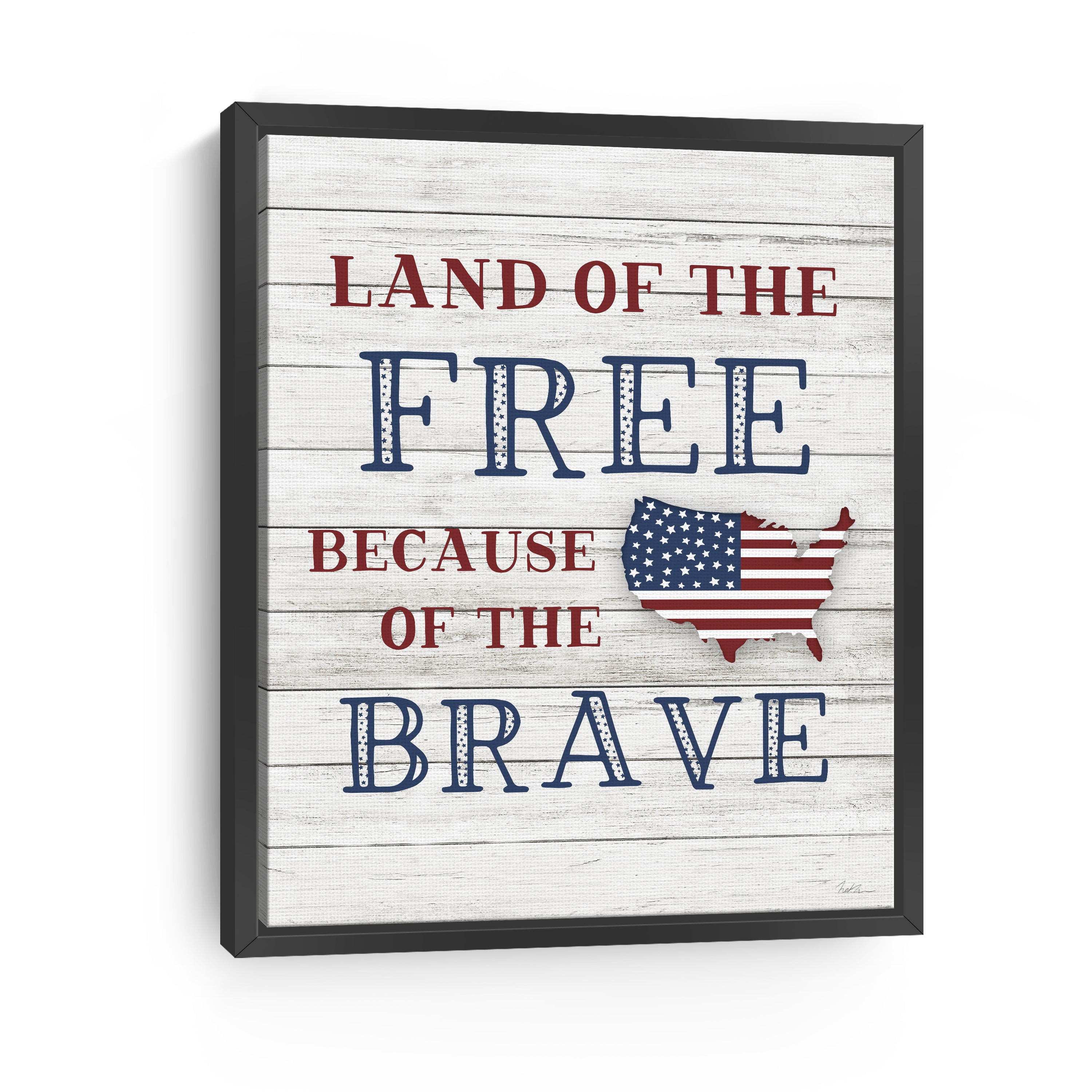 Land of the Free Canvas Giclee