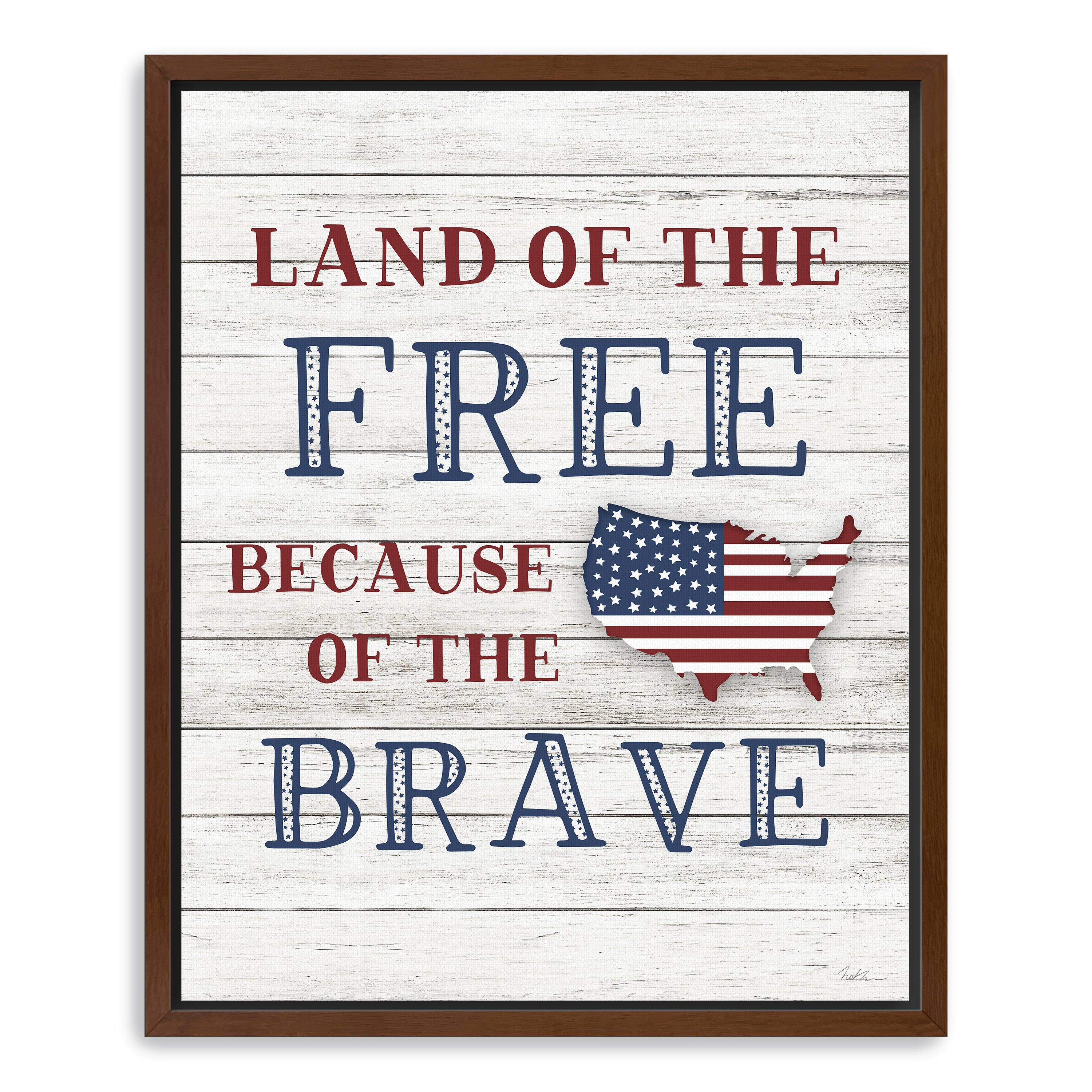 Land of the Free Canvas Giclee
