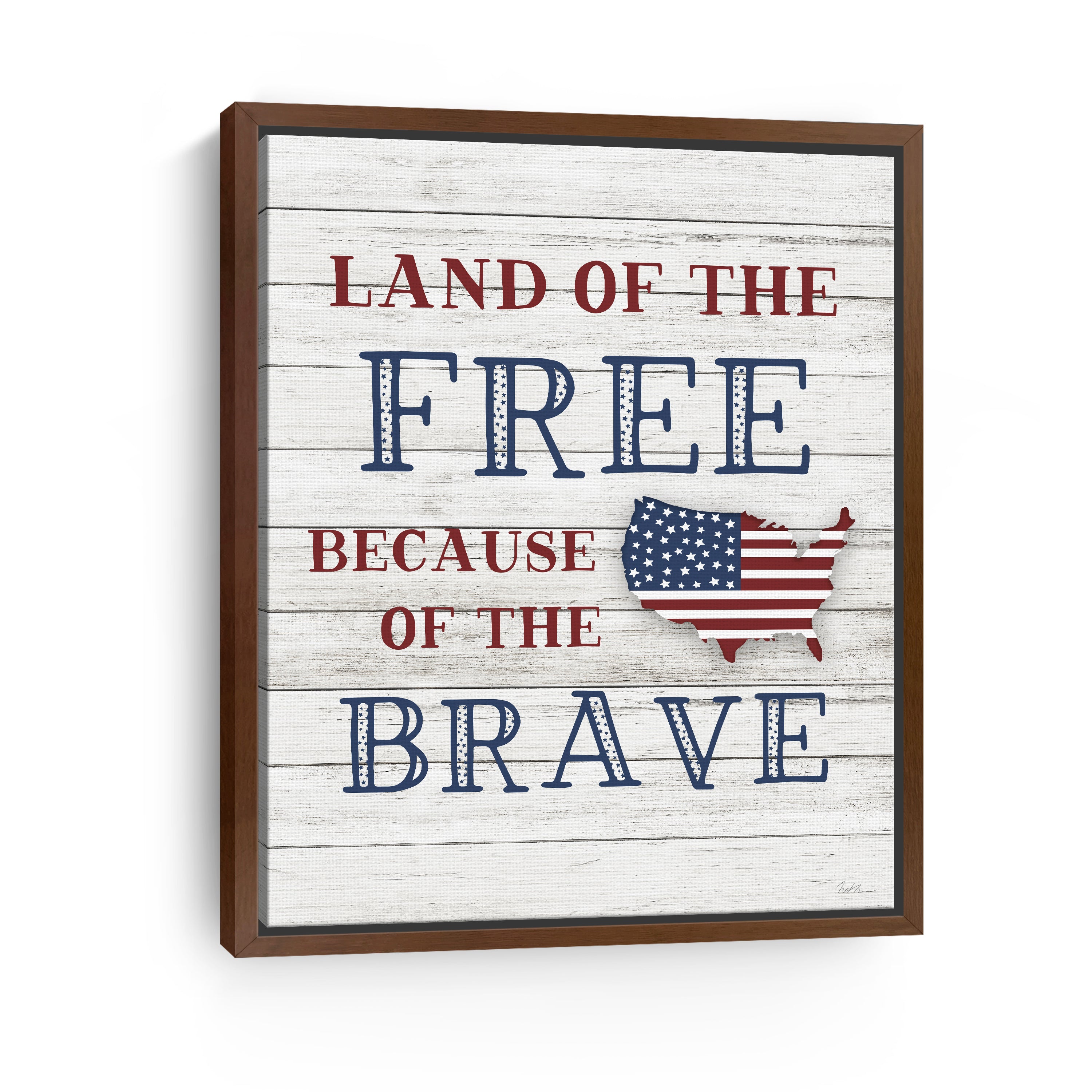 Land of the Free Canvas Giclee
