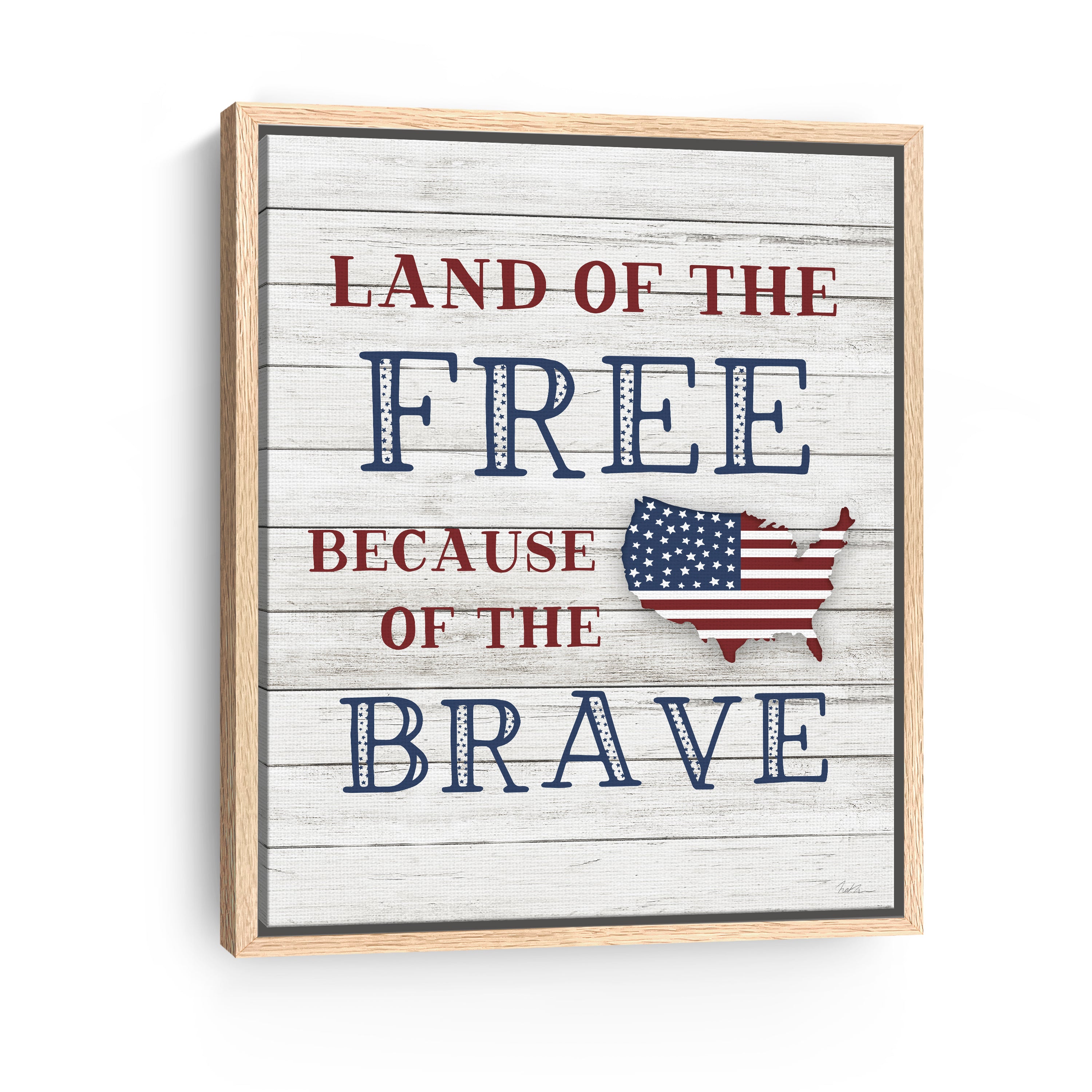 Land of the Free Canvas Giclee