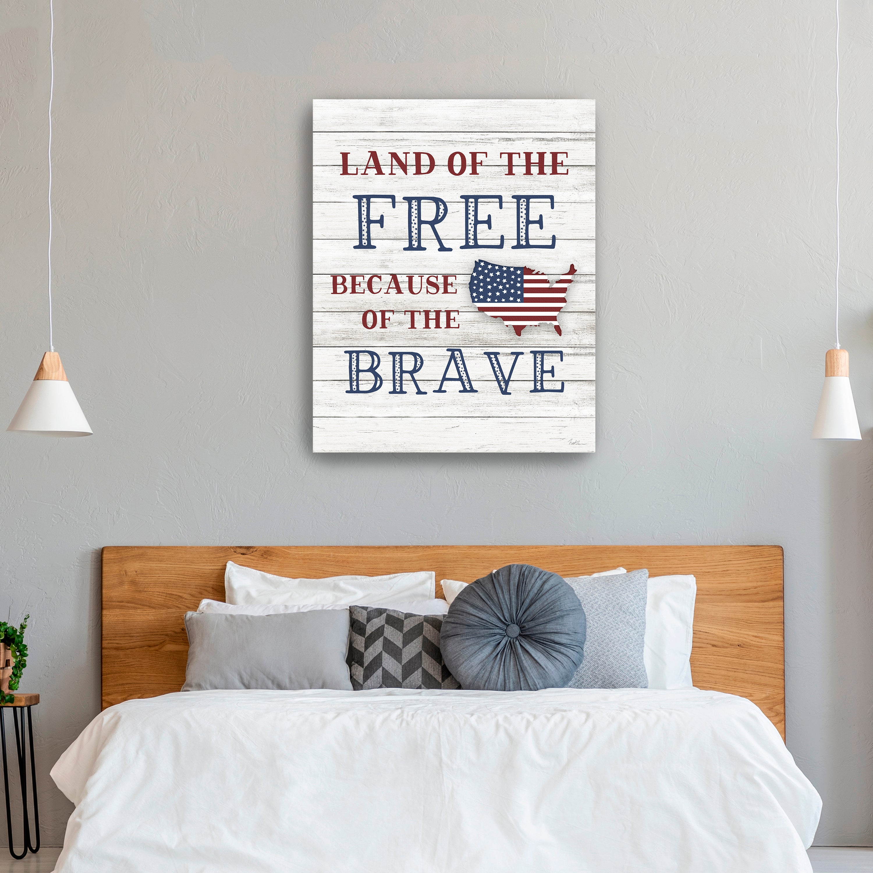 Land of the Free Canvas Giclee