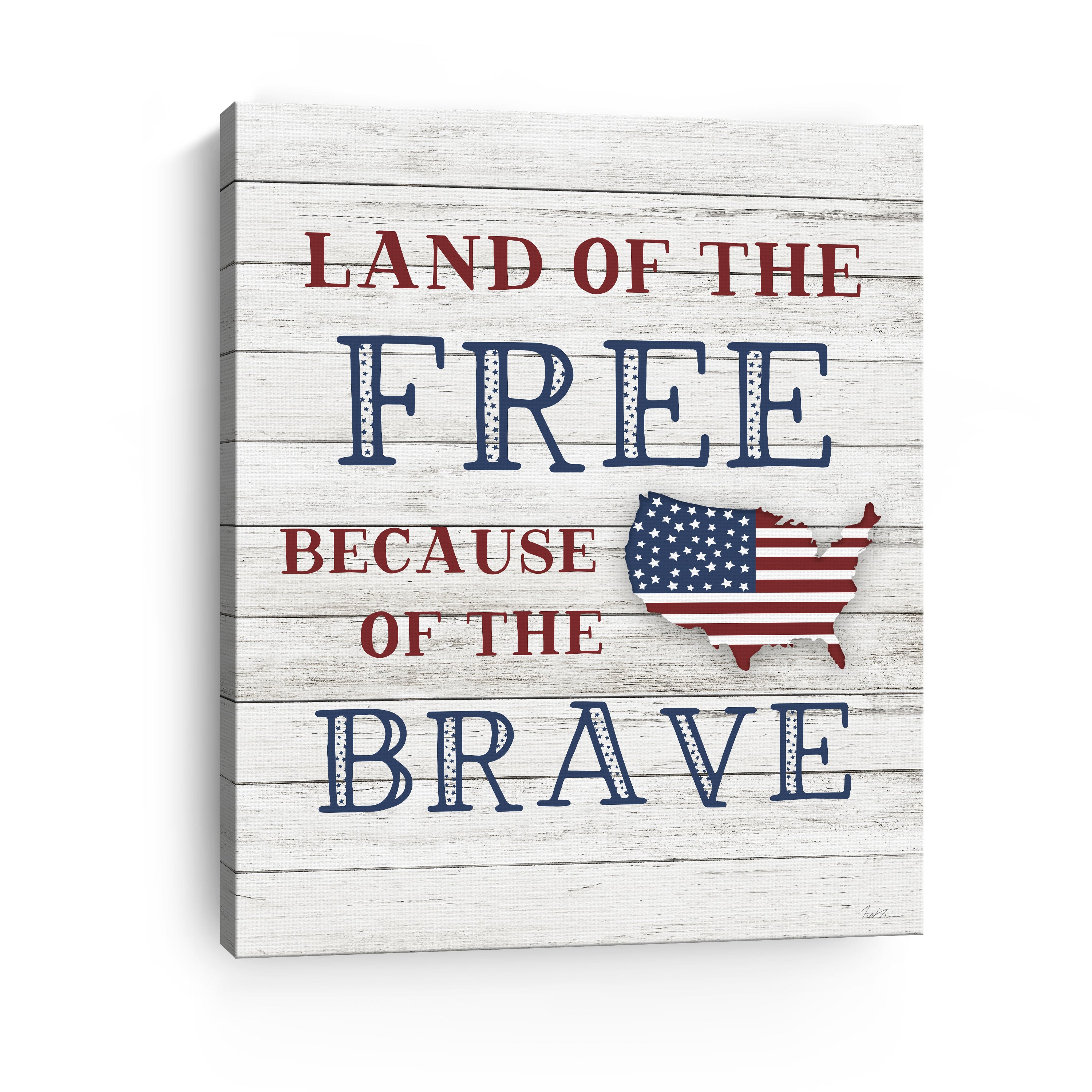 Land of the Free Canvas Giclee