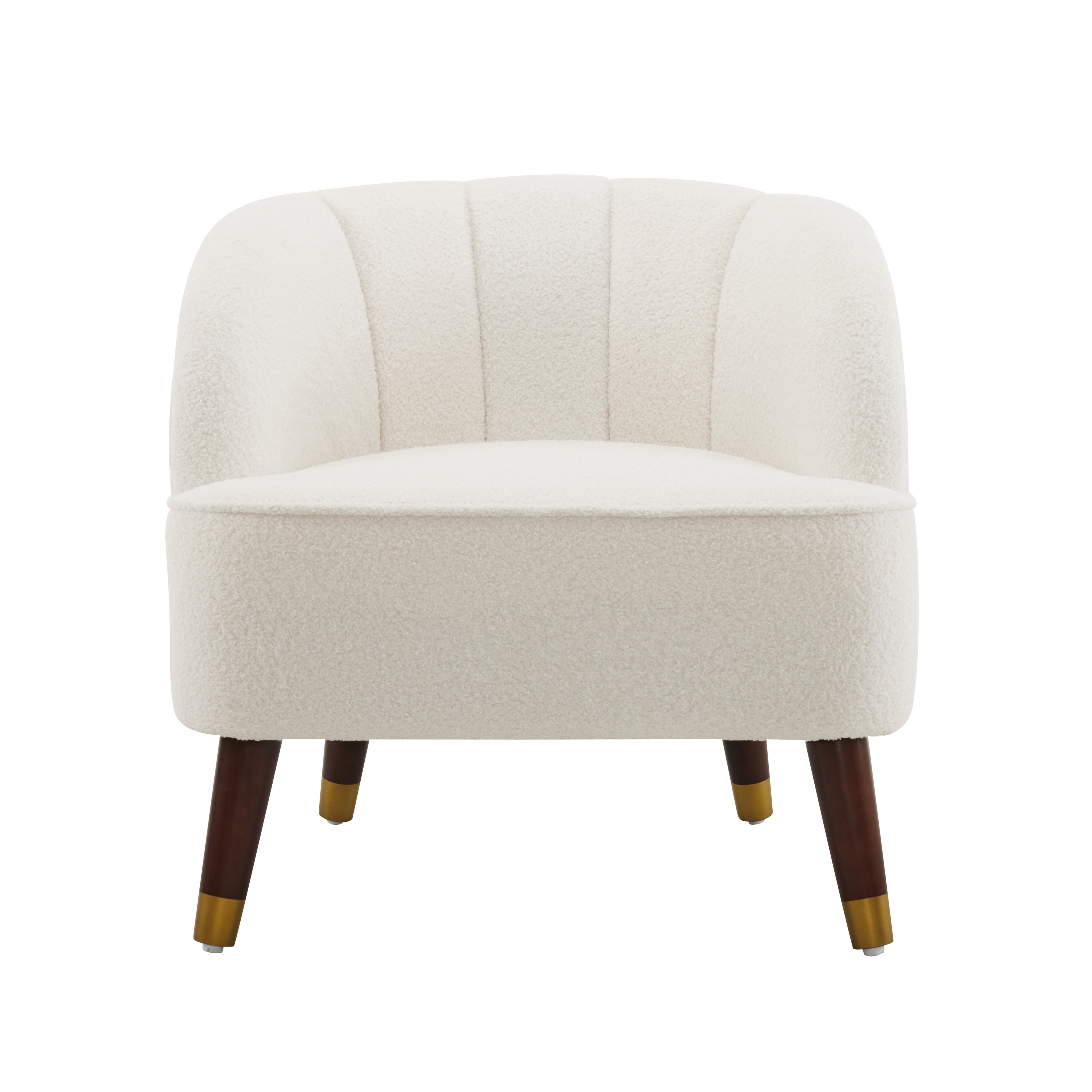 Upholstered Barrel Accent Chair