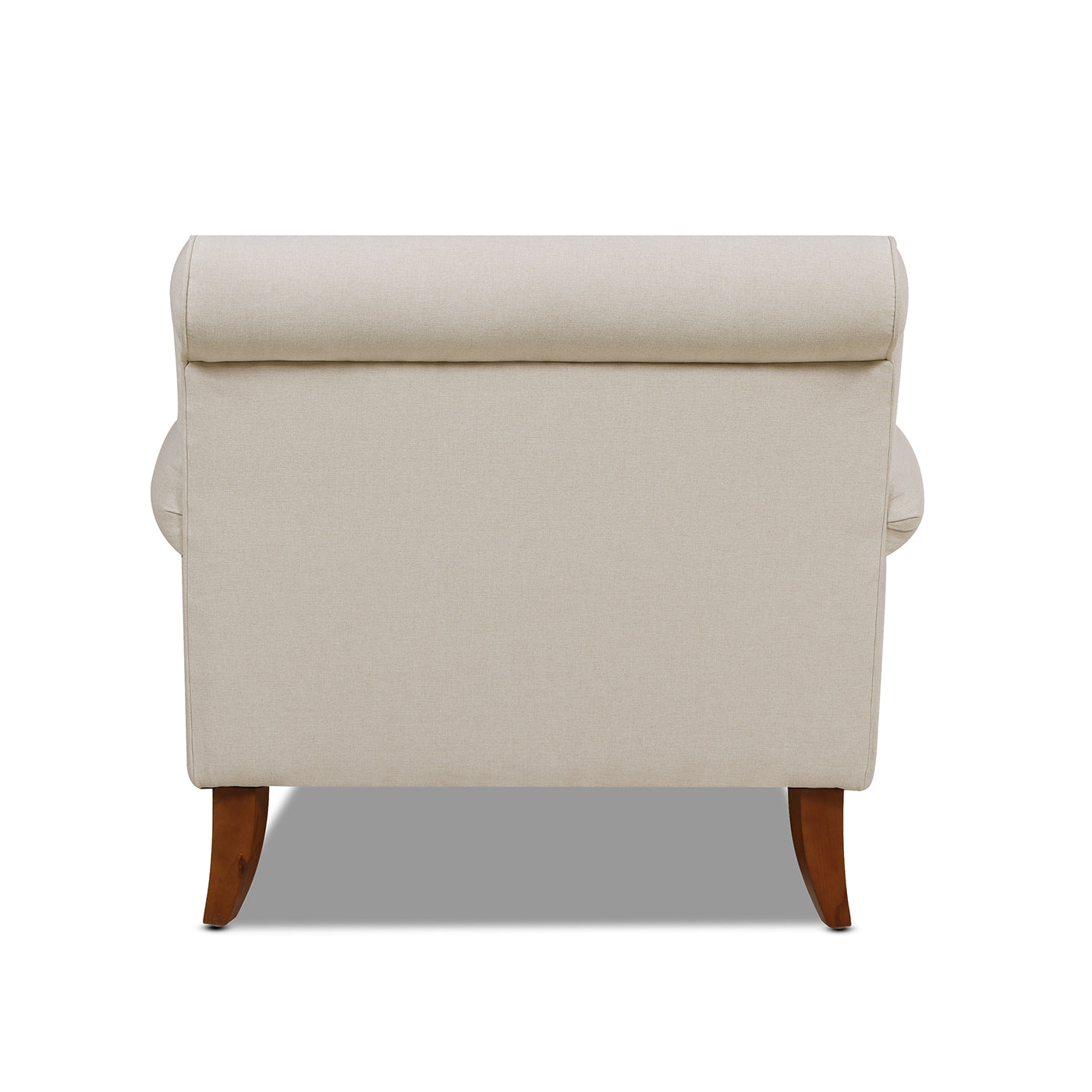 Cobaltex Upholstered Arm Chair with Metal Casters and Rolled Arms - Accent Chairs