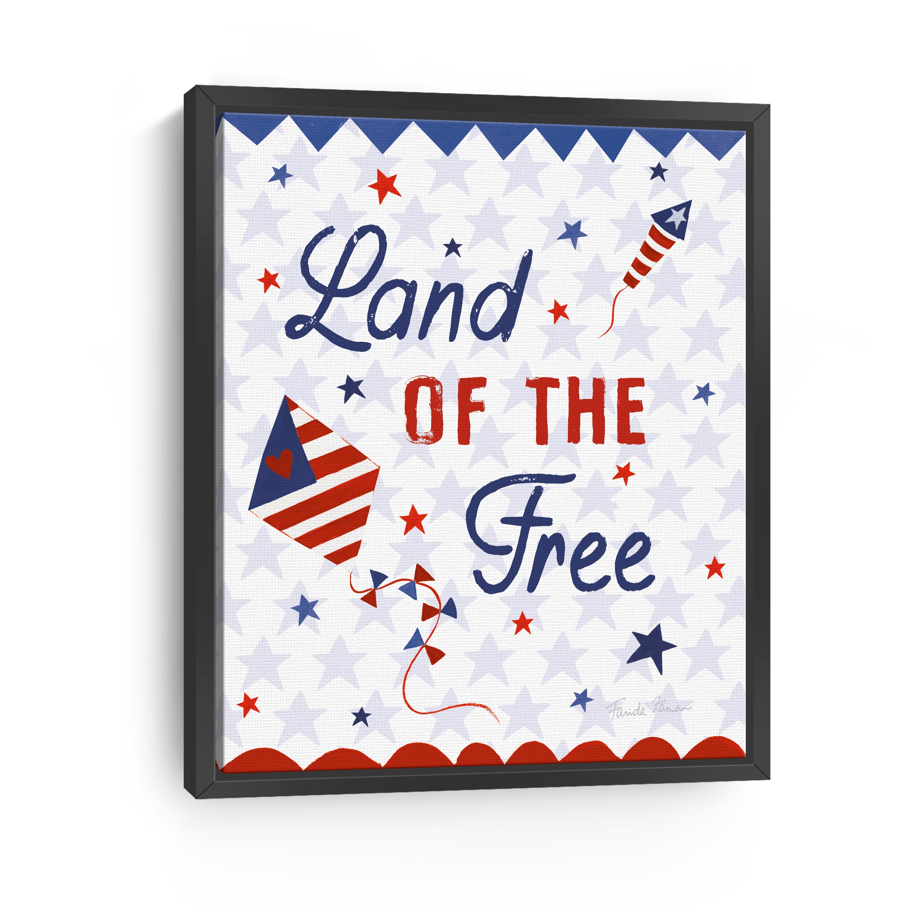 American the Beatiful IV Canvas Giclee