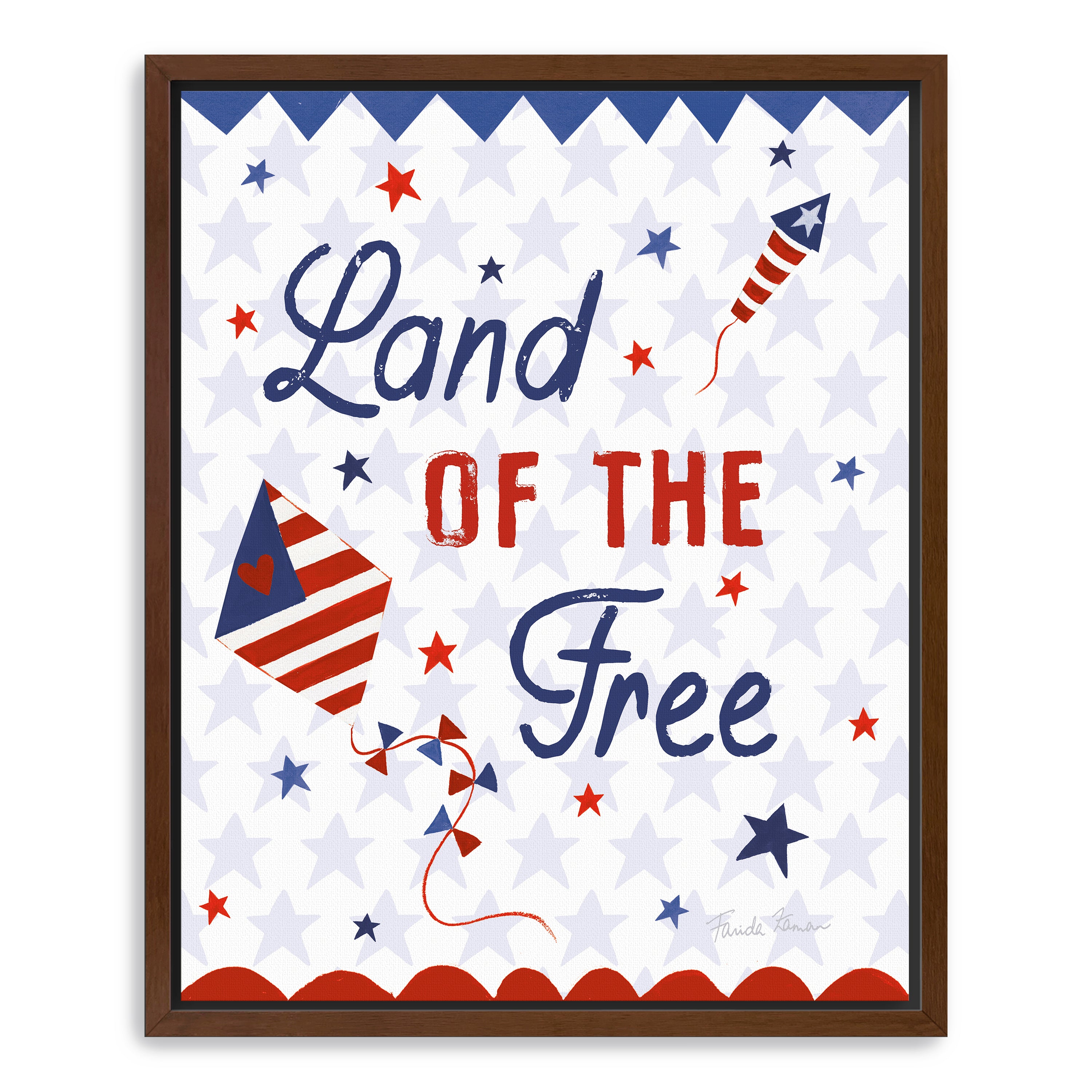 American the Beatiful IV Canvas Giclee