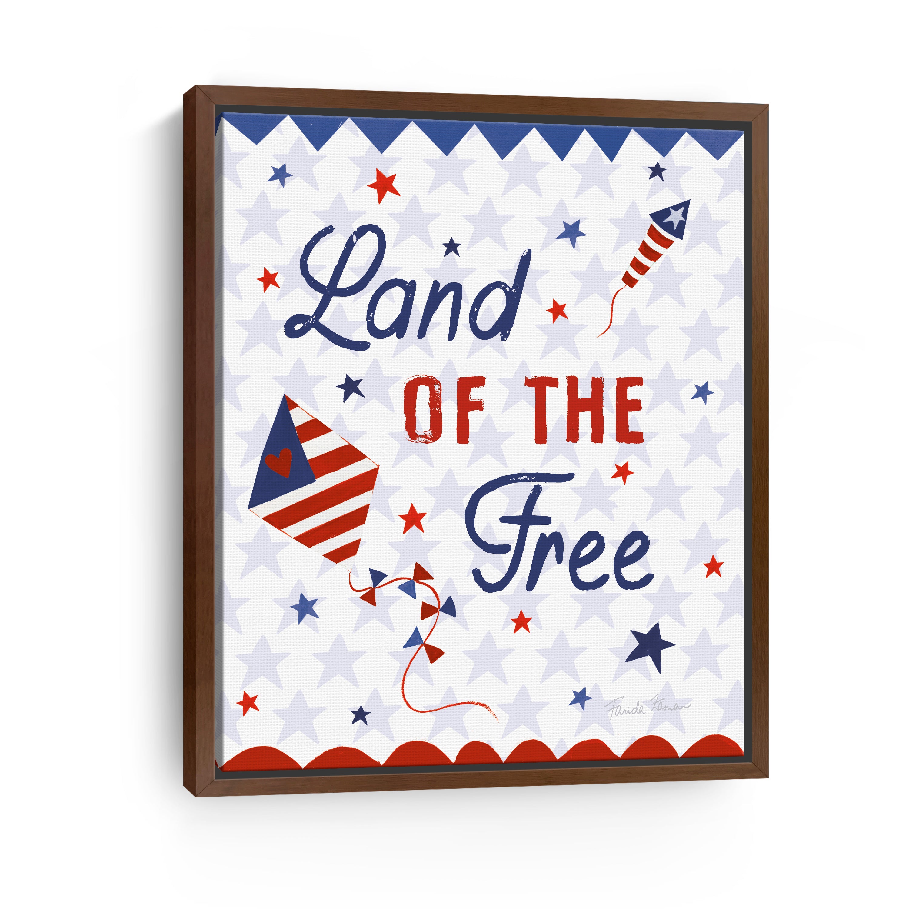 American the Beatiful IV Canvas Giclee