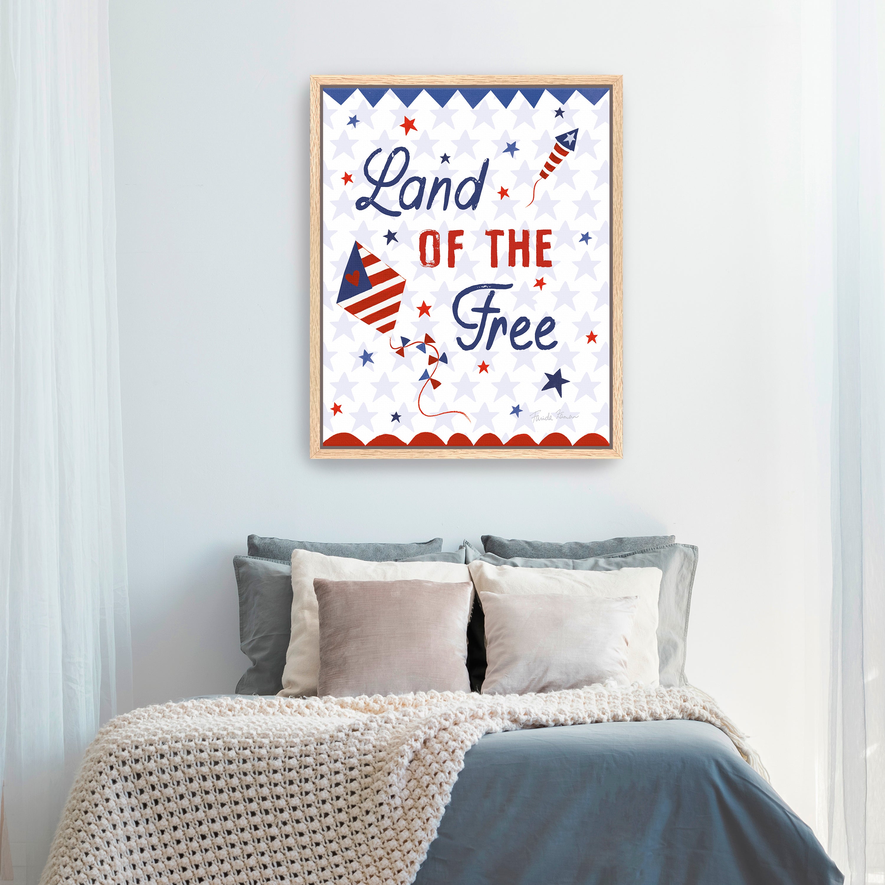 American the Beatiful IV Canvas Giclee