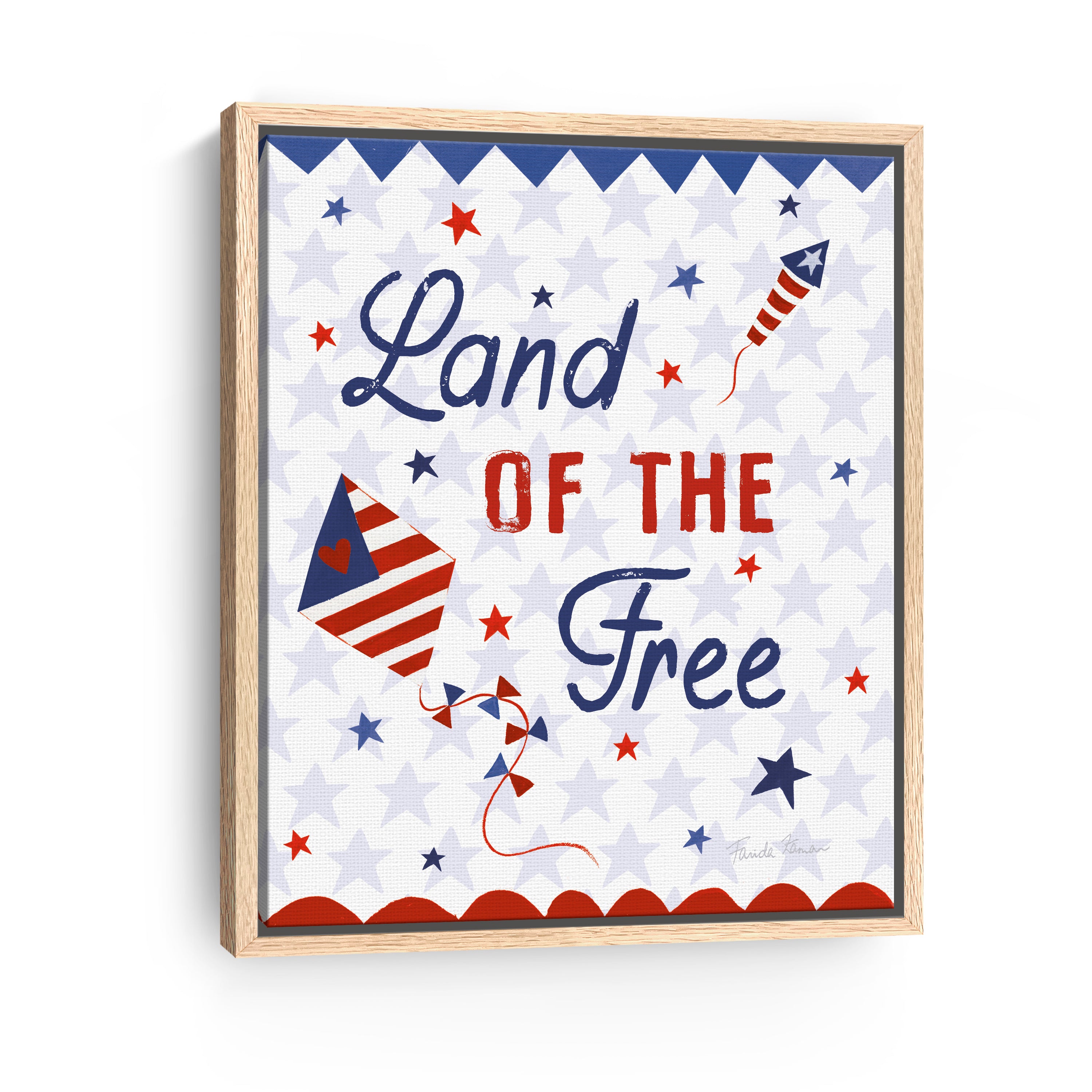American the Beatiful IV Canvas Giclee