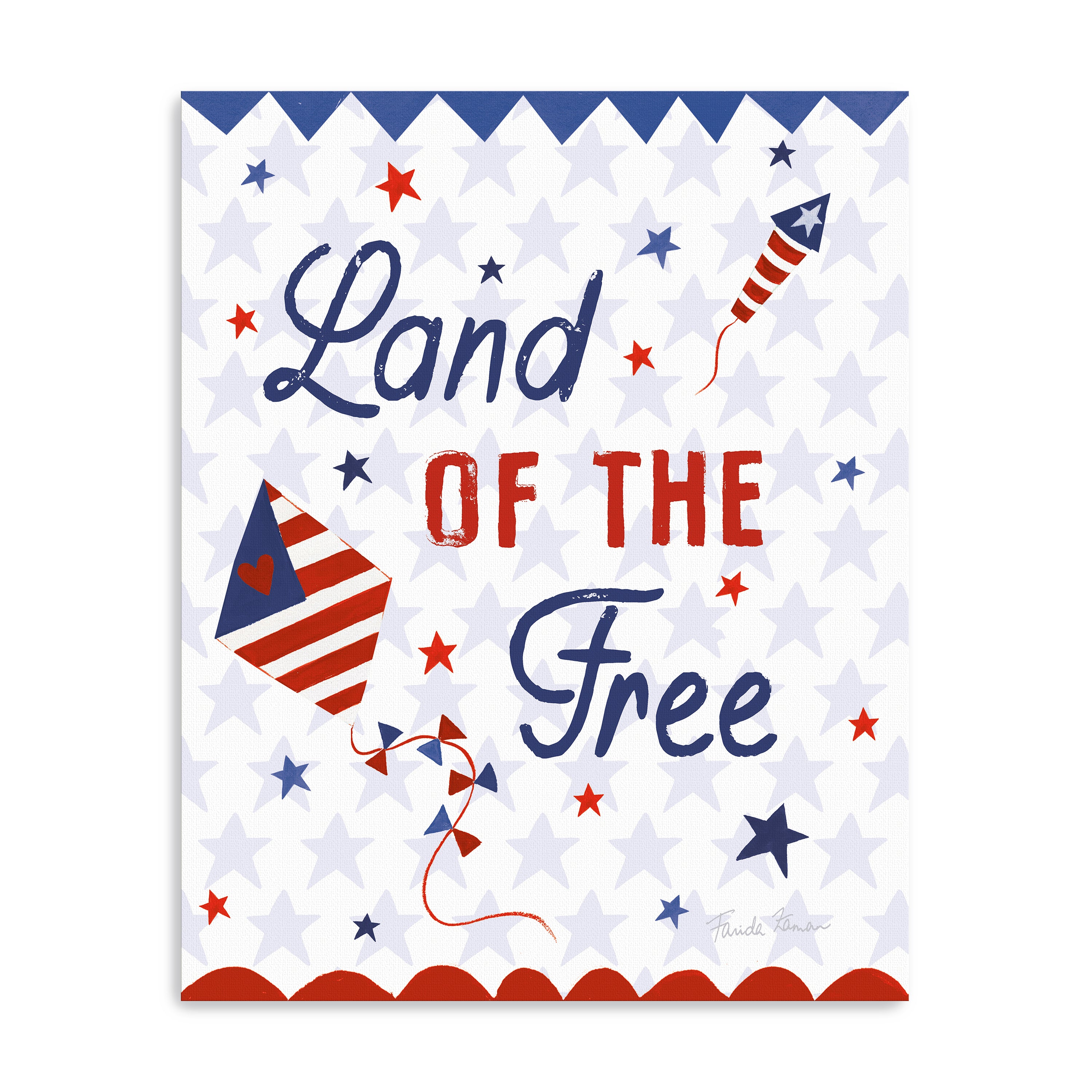 American the Beatiful IV Canvas Giclee