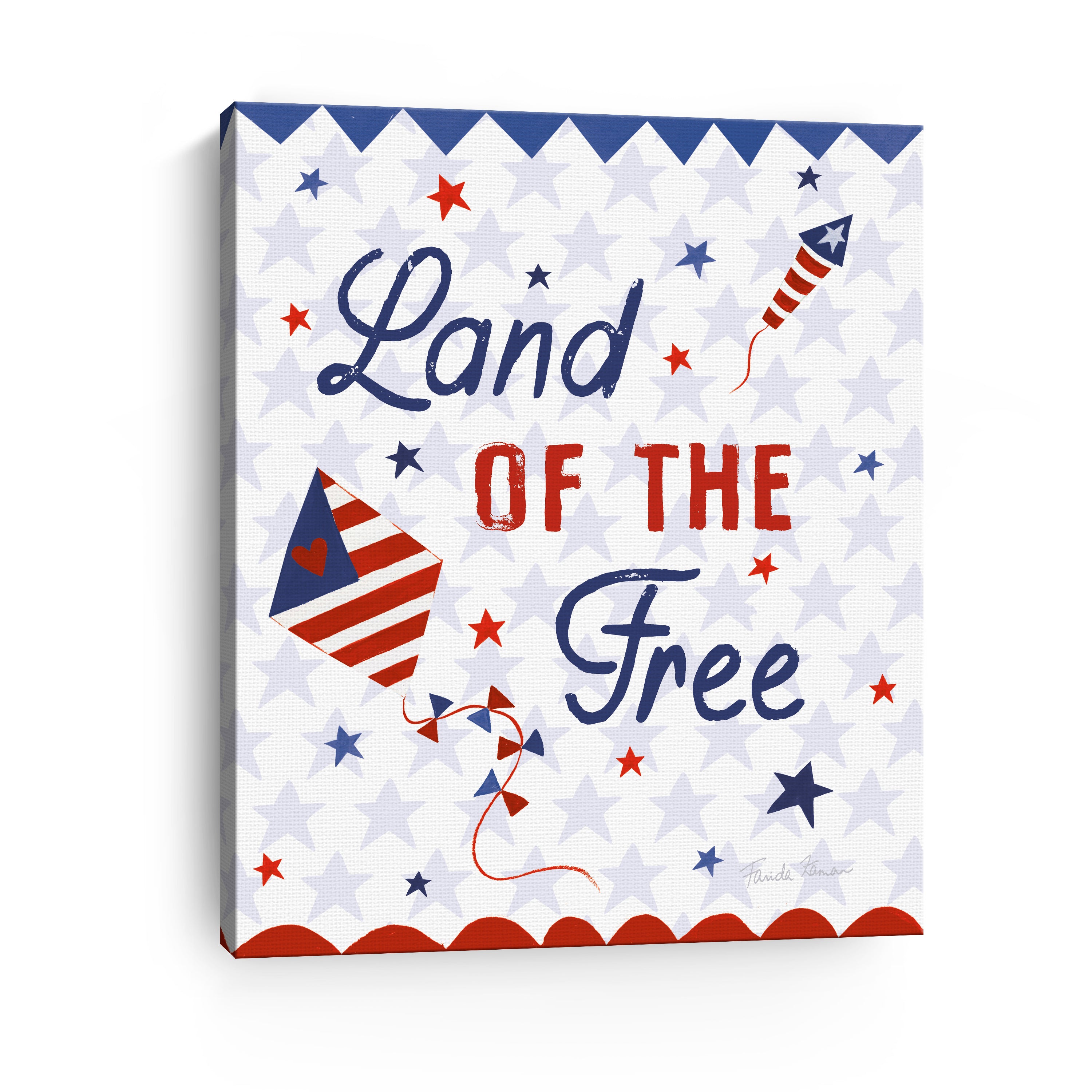 American the Beatiful IV Canvas Giclee