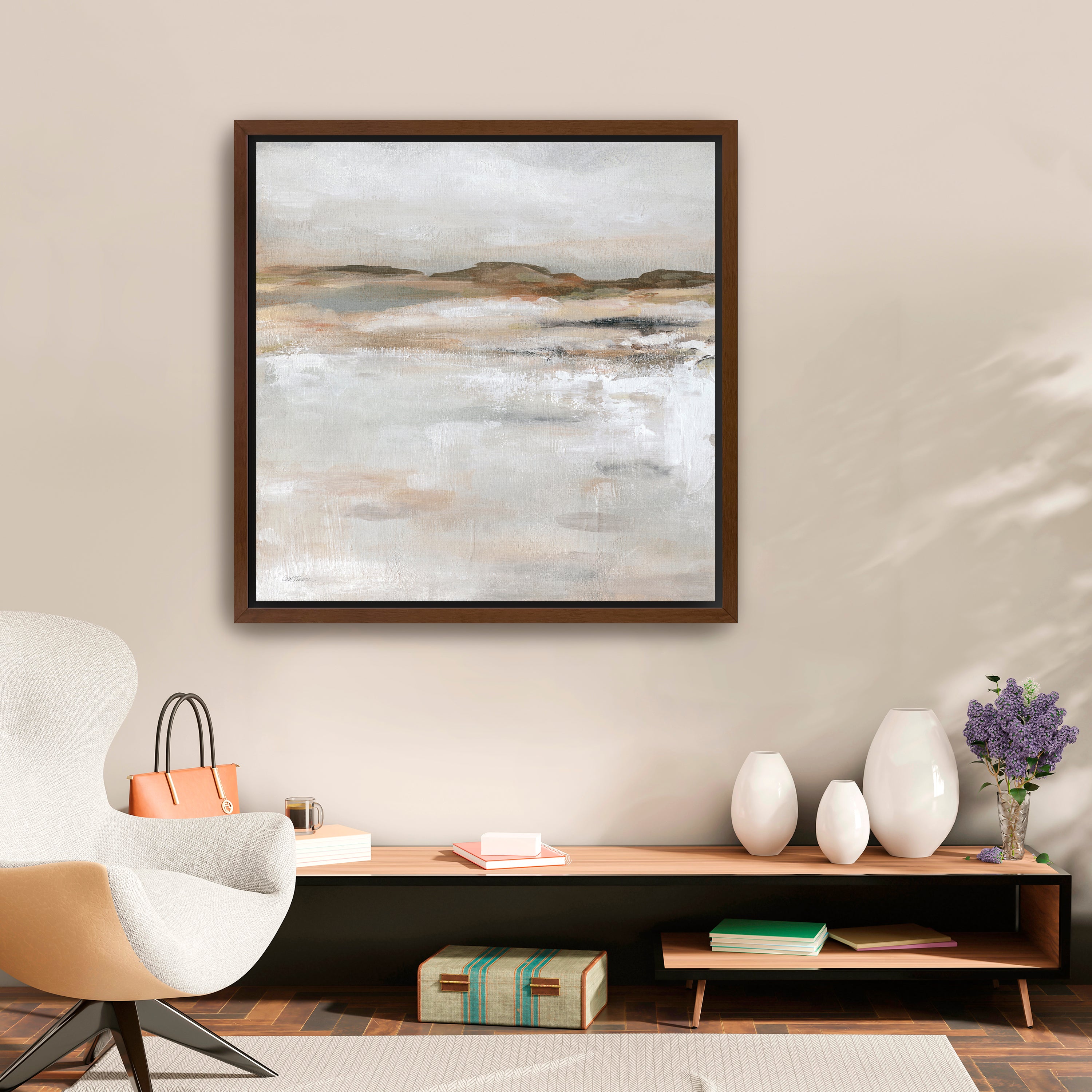 Neutral Desert Floor Canvas Giclee