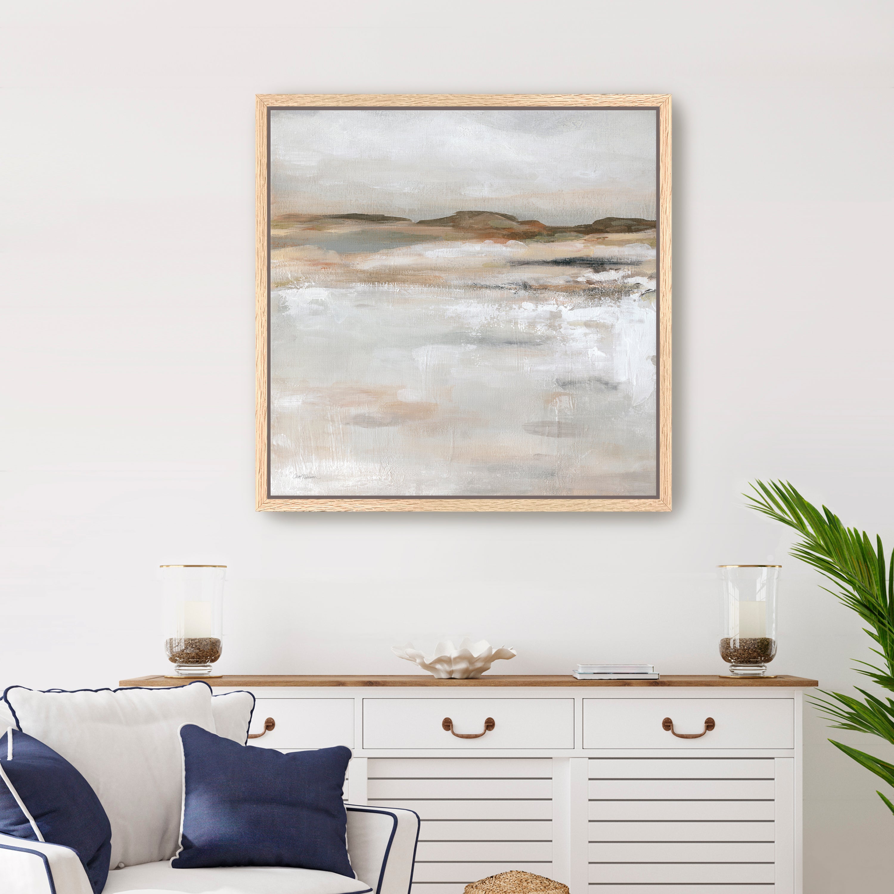 Neutral Desert Floor Canvas Giclee