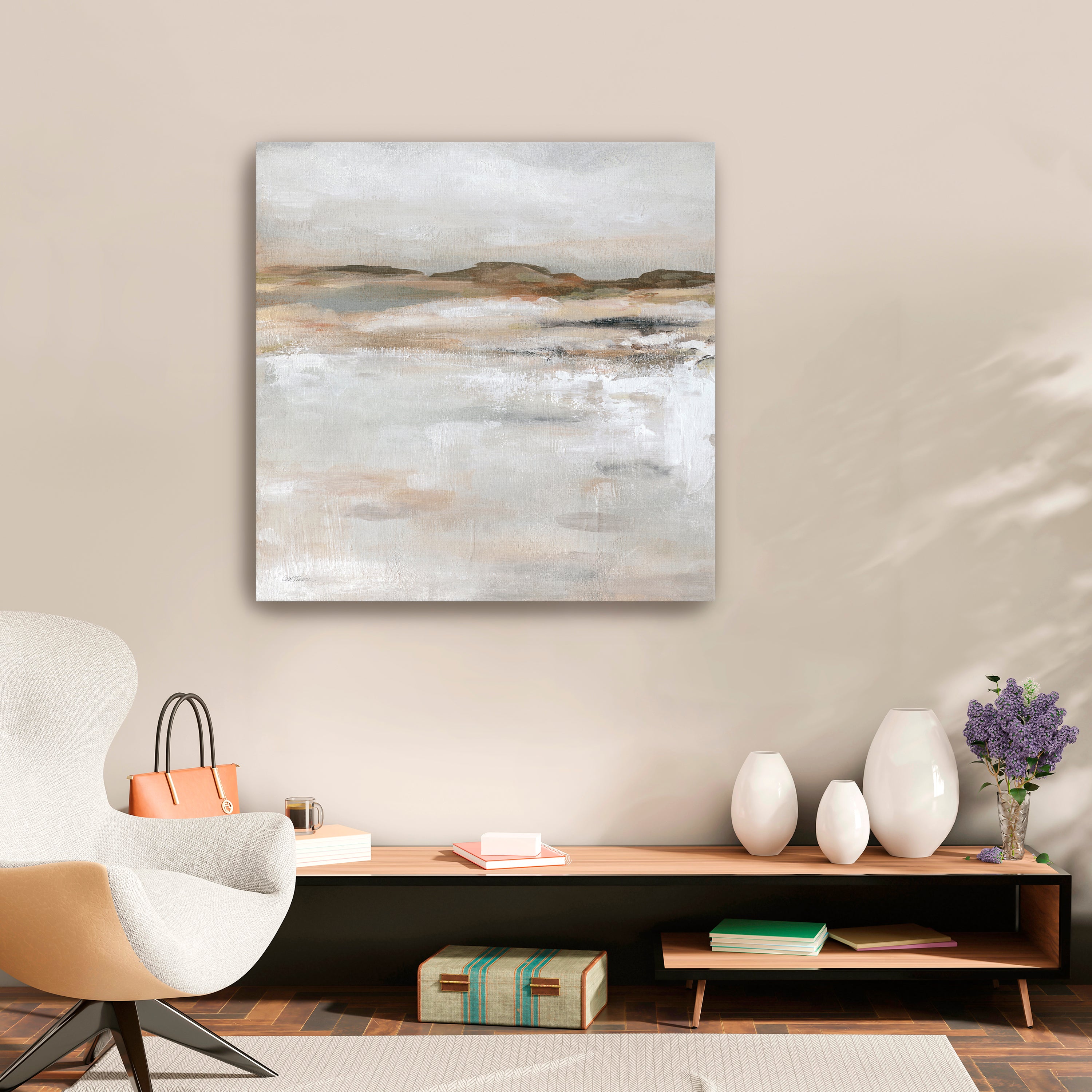 Neutral Desert Floor Canvas Giclee