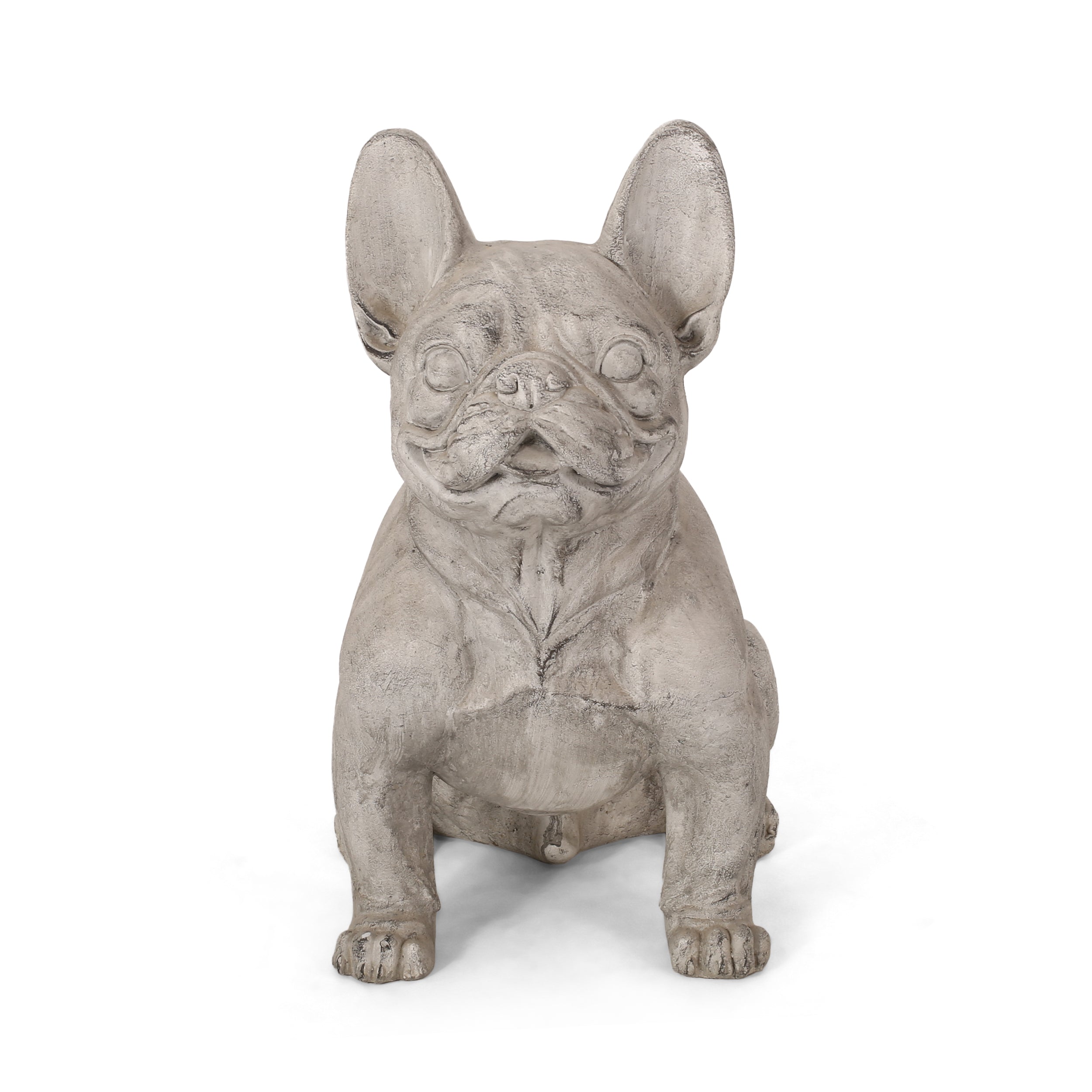 Louise Outdoor French Bulldog Garden Statue