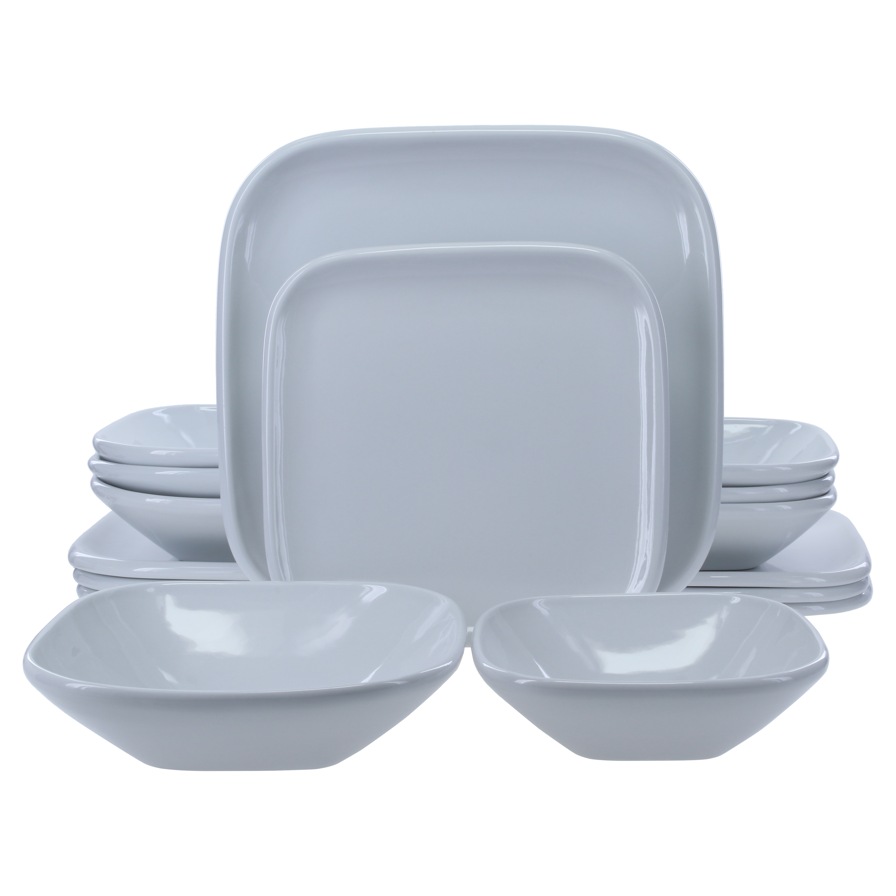 Impulse Square 16-Piece Dinnerware Set