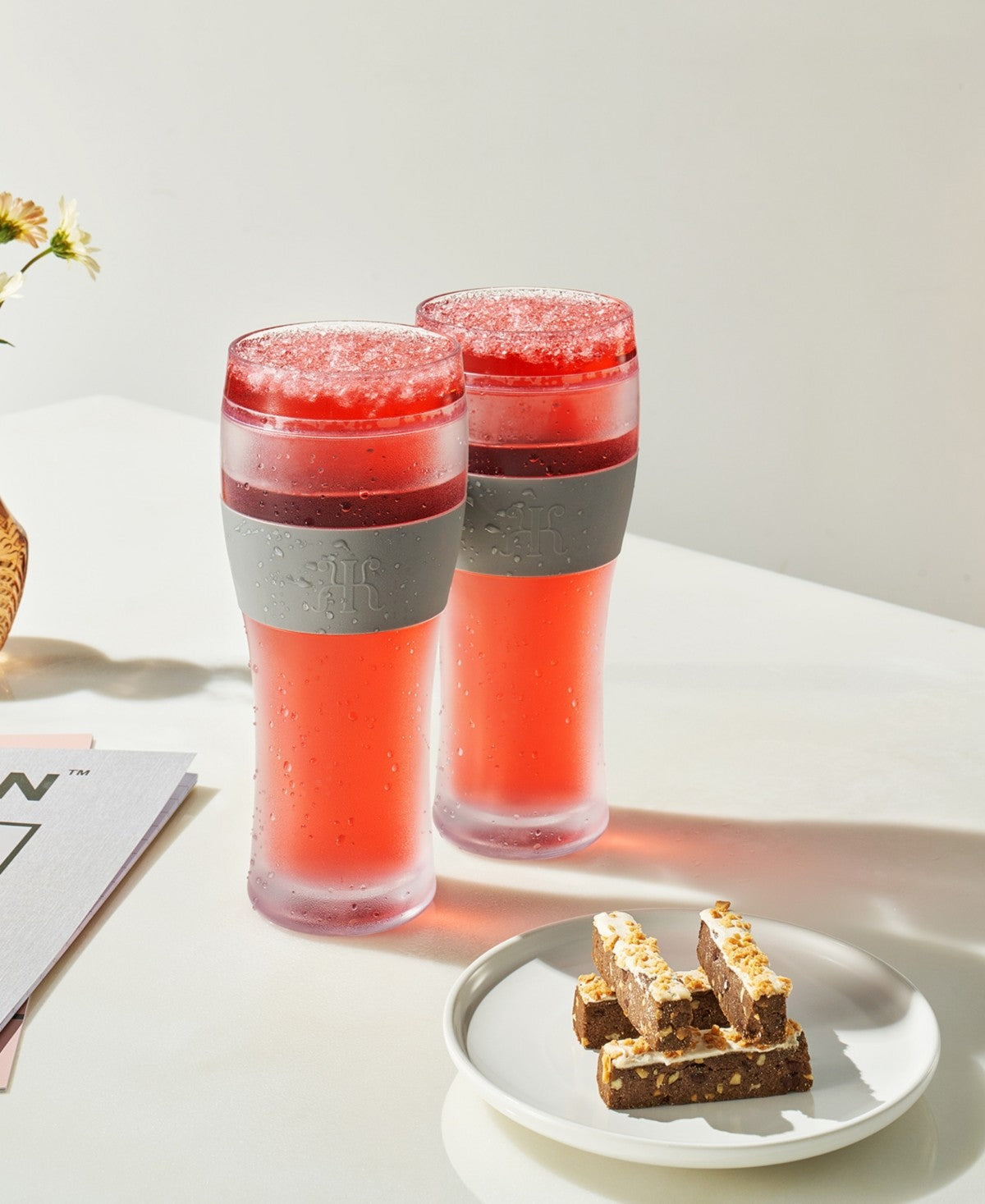 Frozen Beer Glass Set of 2