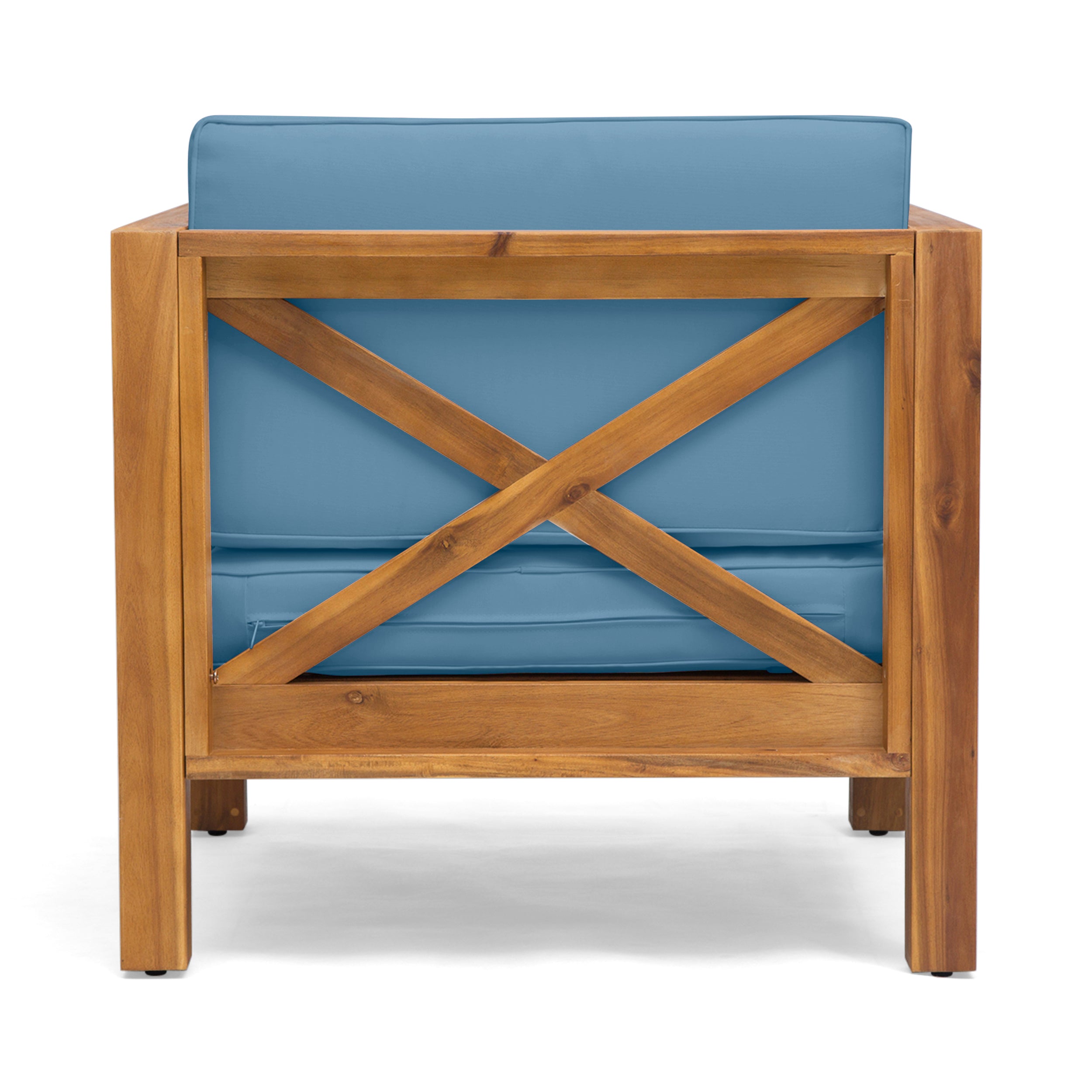 Brava Outdoor Club Chair with Water-Resistant Cushions