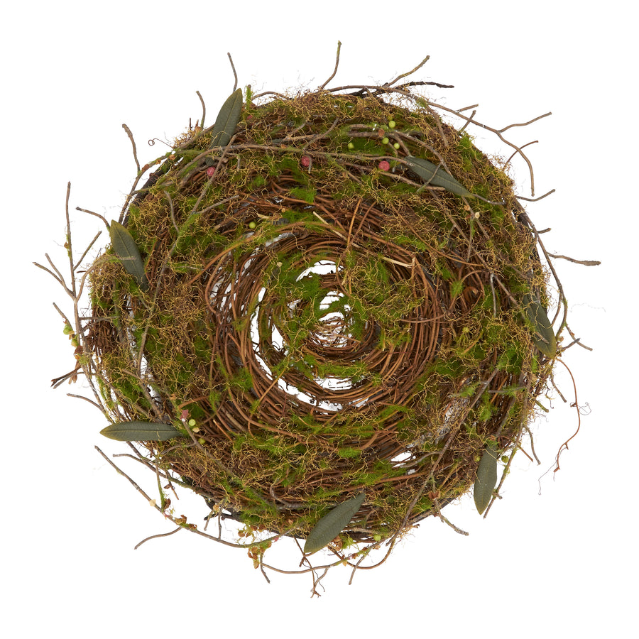 Rustic Charm Twig and Moss Placemat, Set of 4