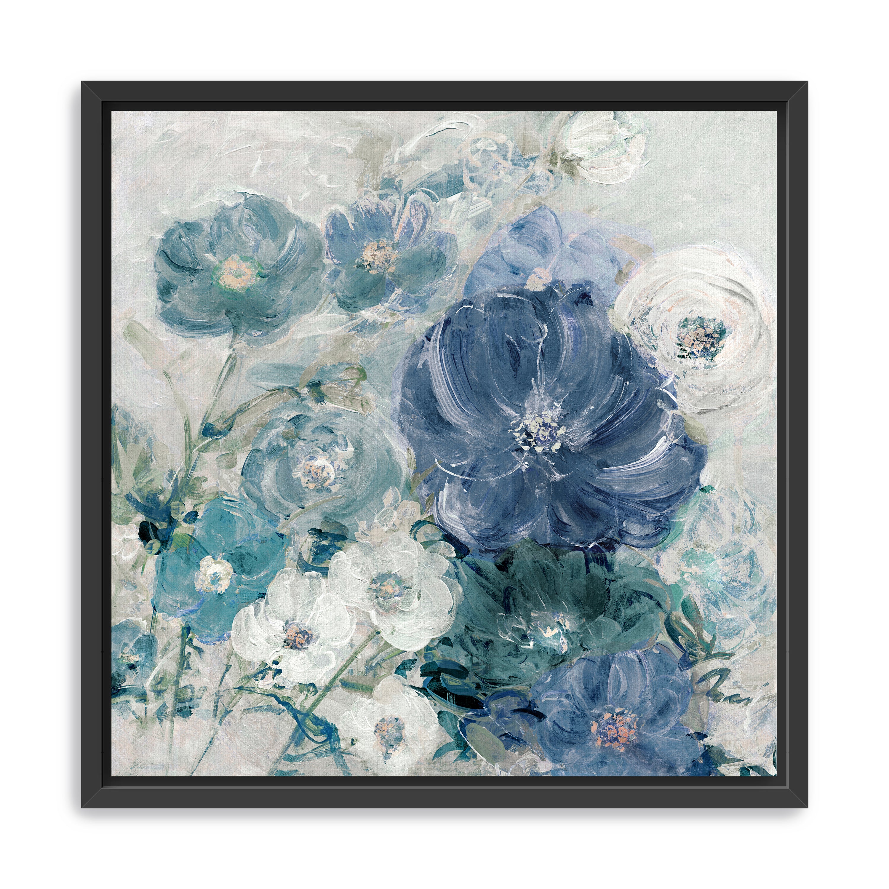Giardino Blu Canvas Giclee