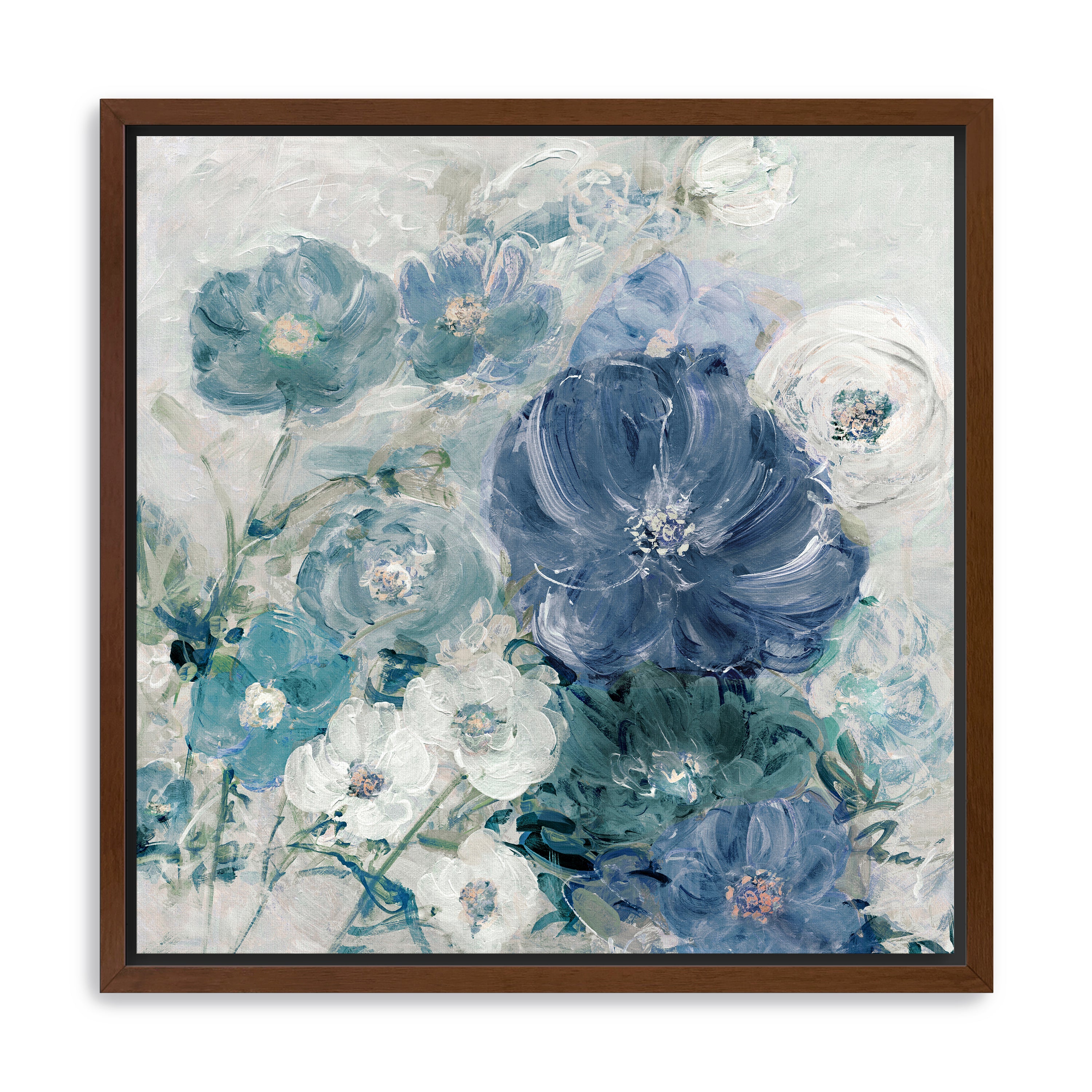 Giardino Blu Canvas Giclee